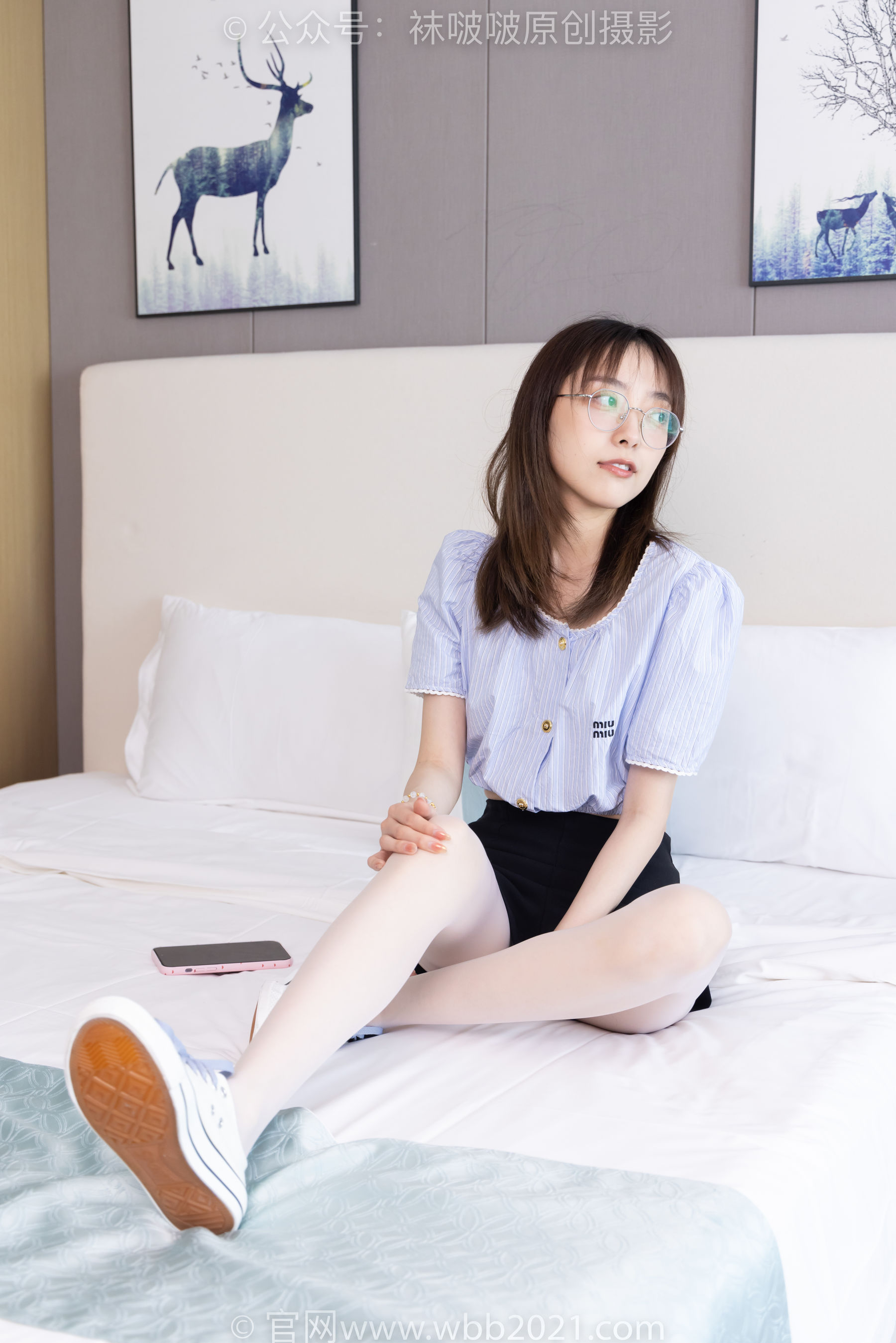 BoBoSocks袜啵啵 No.467 稚予 - 板鞋、白丝/(150P)