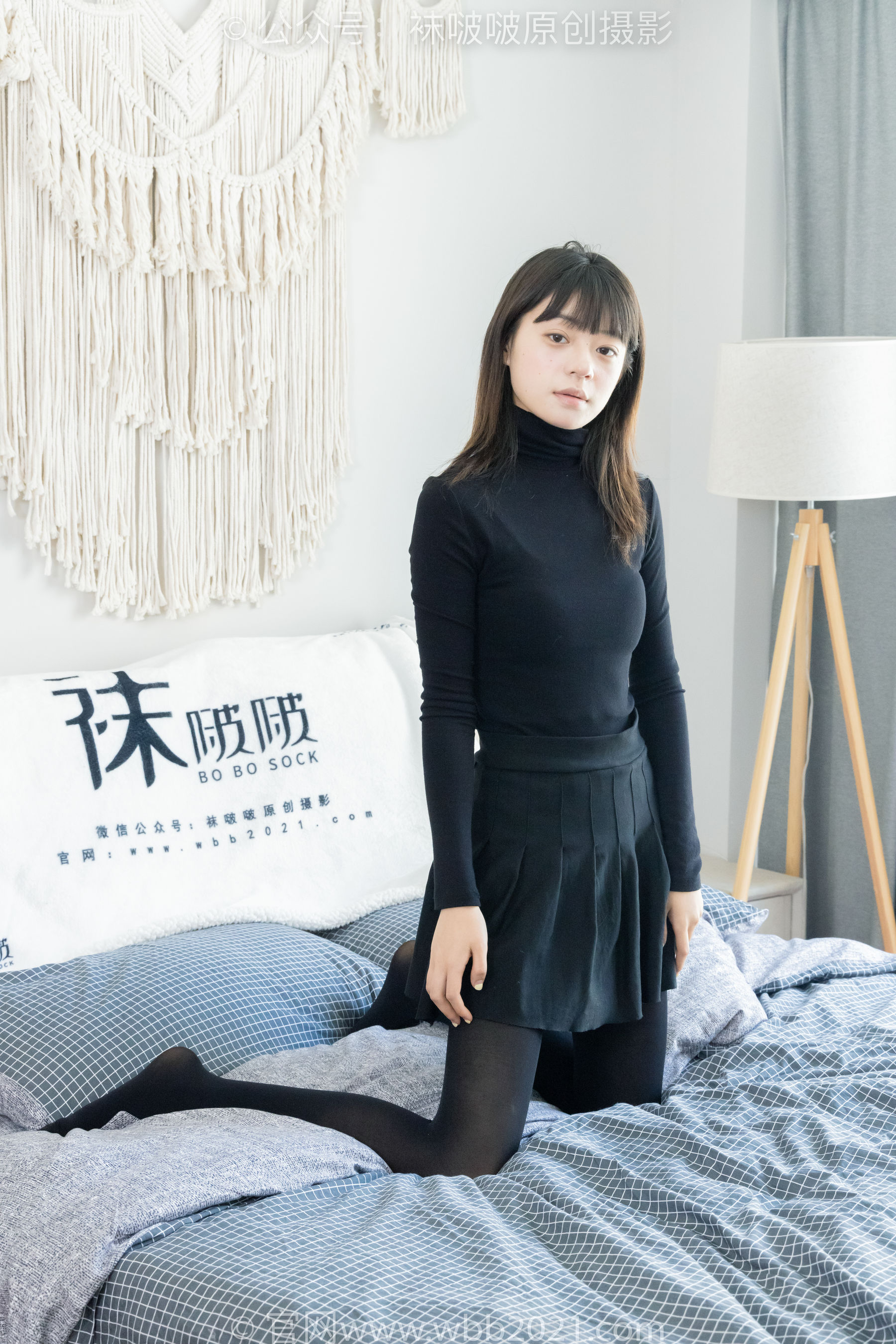 BoBoSocks袜啵啵 No.466 糯米 - 皮鞋、厚黑丝/(140P)