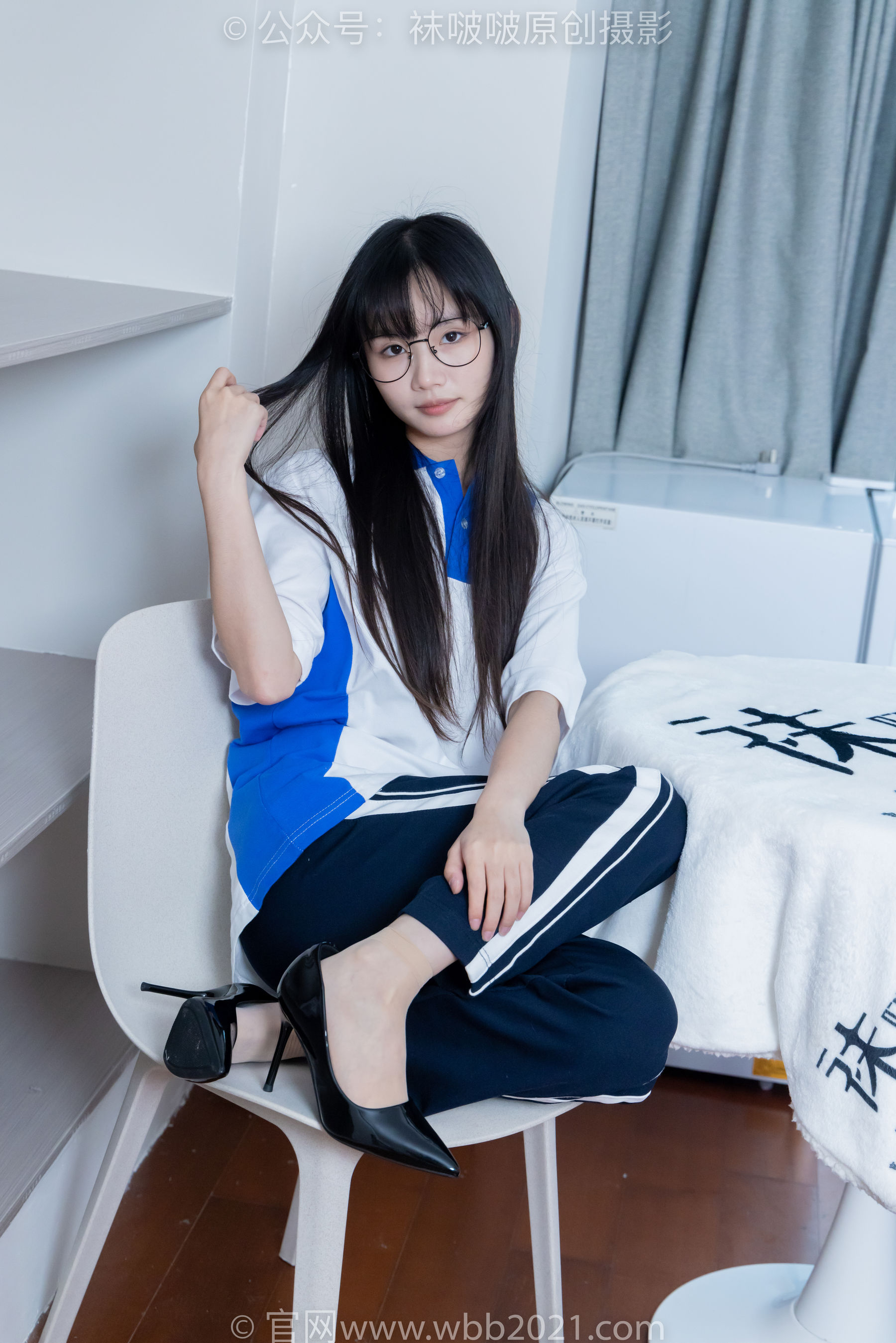 BoBoSocks袜啵啵 No.471 甜甜圈 - 高跟鞋、黑丝、短肉丝、裸足、校服裤里丝/(150P)