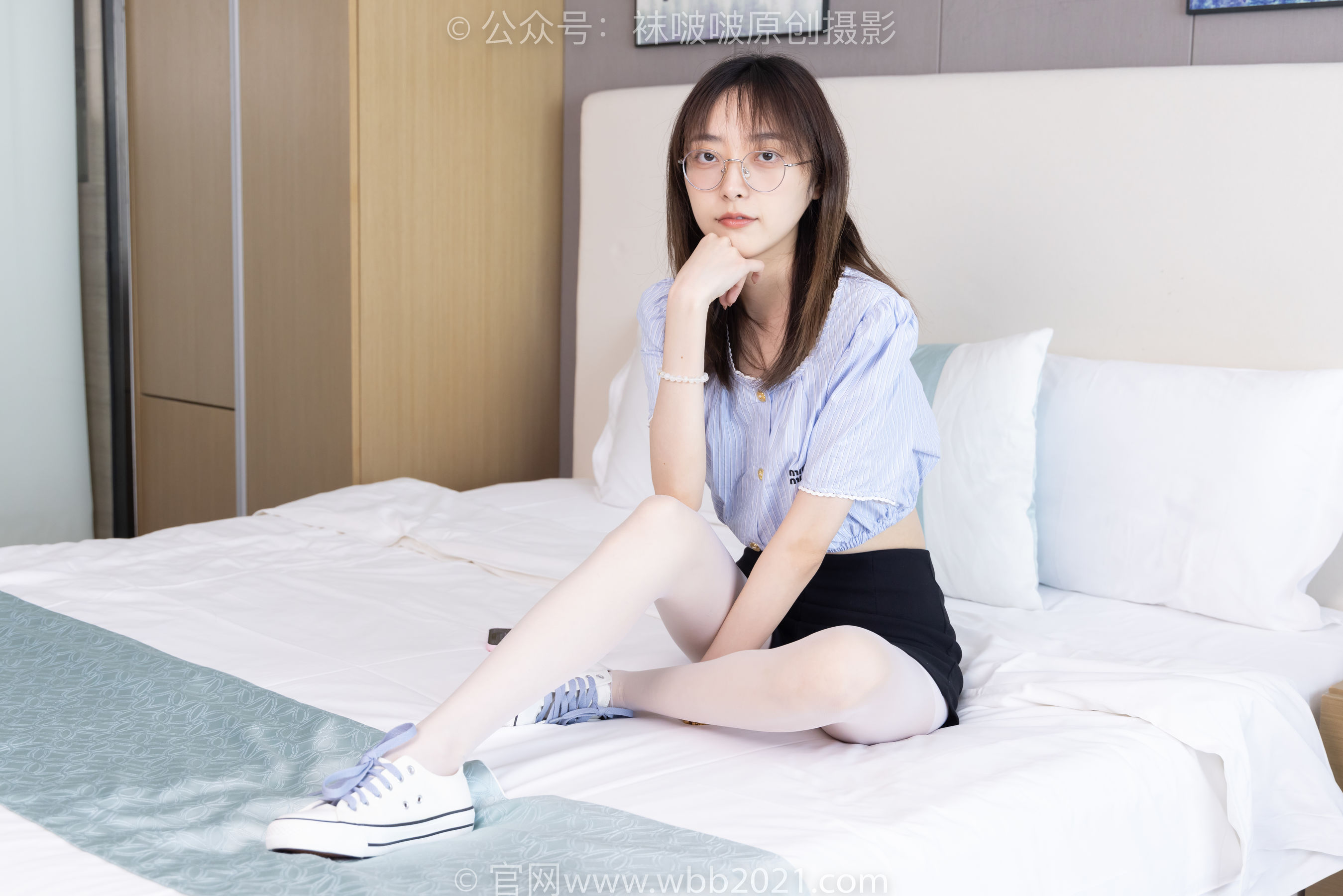 BoBoSocks袜啵啵 No.467 稚予 - 板鞋、白丝/(150P)