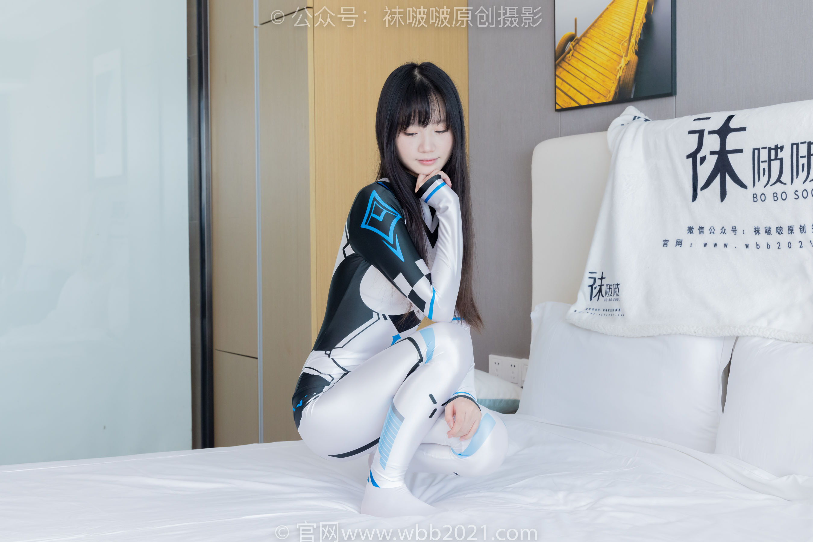 BoBoSocks袜啵啵 No.463 甜甜圈 -高跟鞋、厚白丝、裸足、连体衣裤里丝/(140P)