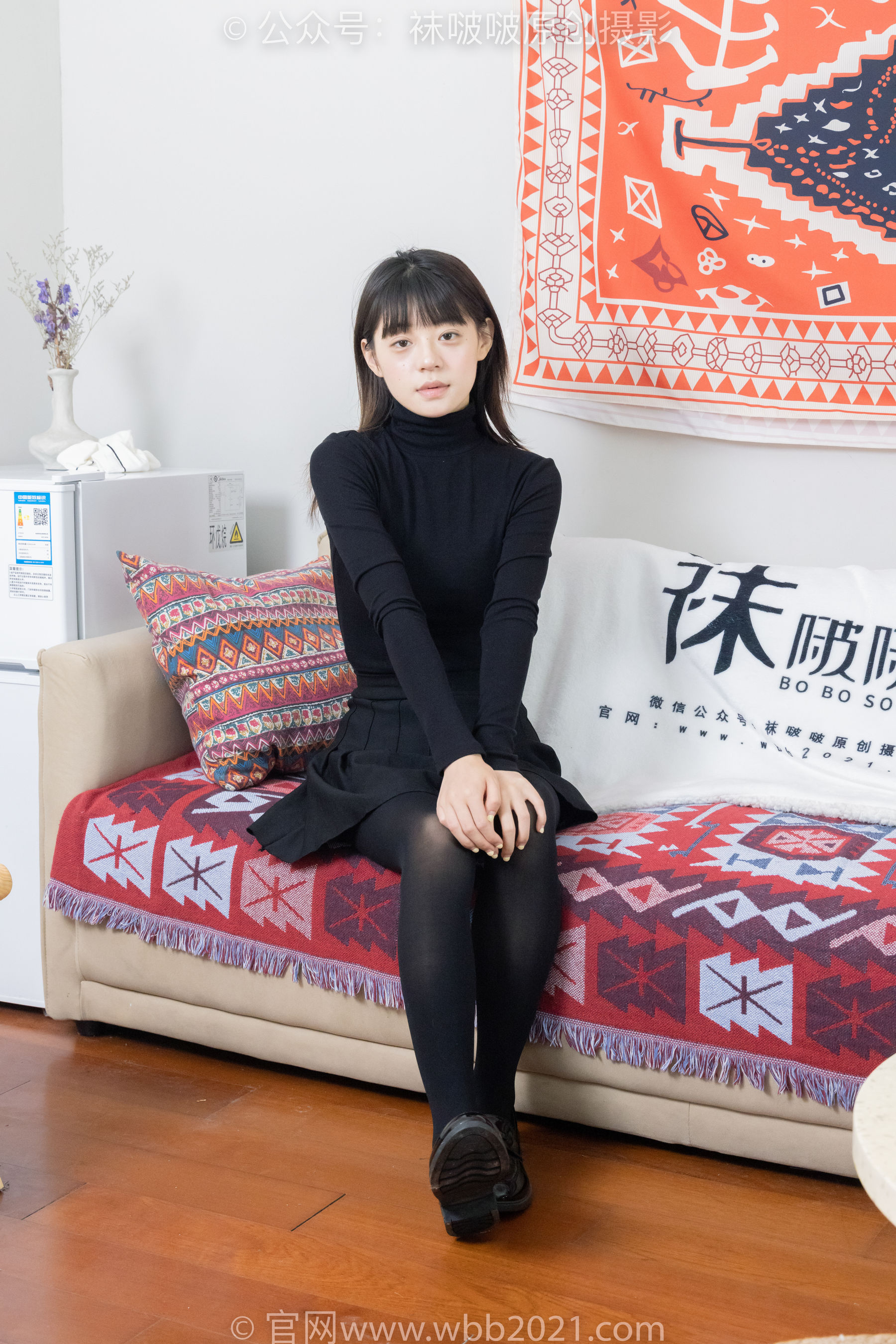 BoBoSocks袜啵啵 No.466 糯米 - 皮鞋、厚黑丝/(140P)