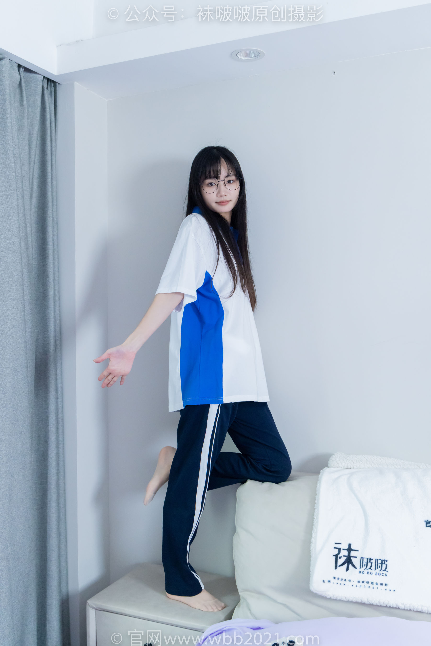 BoBoSocks袜啵啵 No.471 甜甜圈 - 高跟鞋、黑丝、短肉丝、裸足、校服裤里丝/(150P)