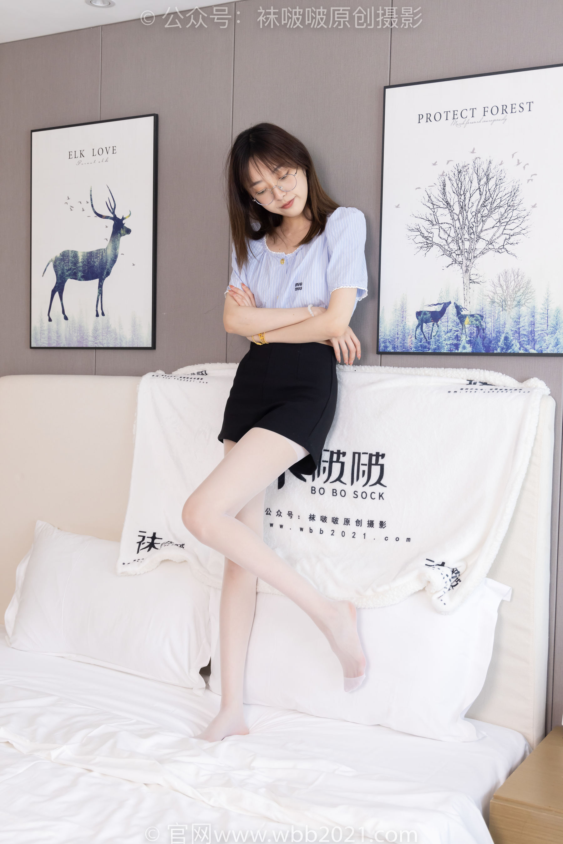 BoBoSocks袜啵啵 No.467 稚予 - 板鞋、白丝/(150P)