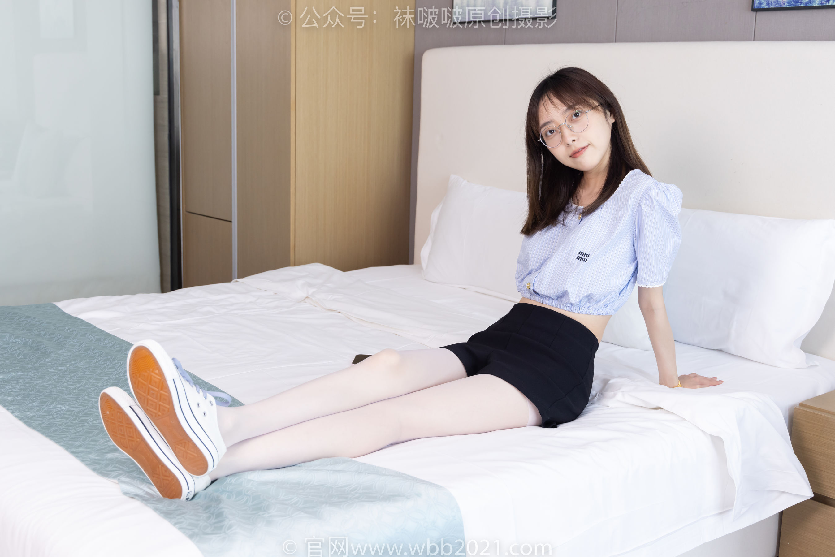 BoBoSocks袜啵啵 No.467 稚予 - 板鞋、白丝/(150P)