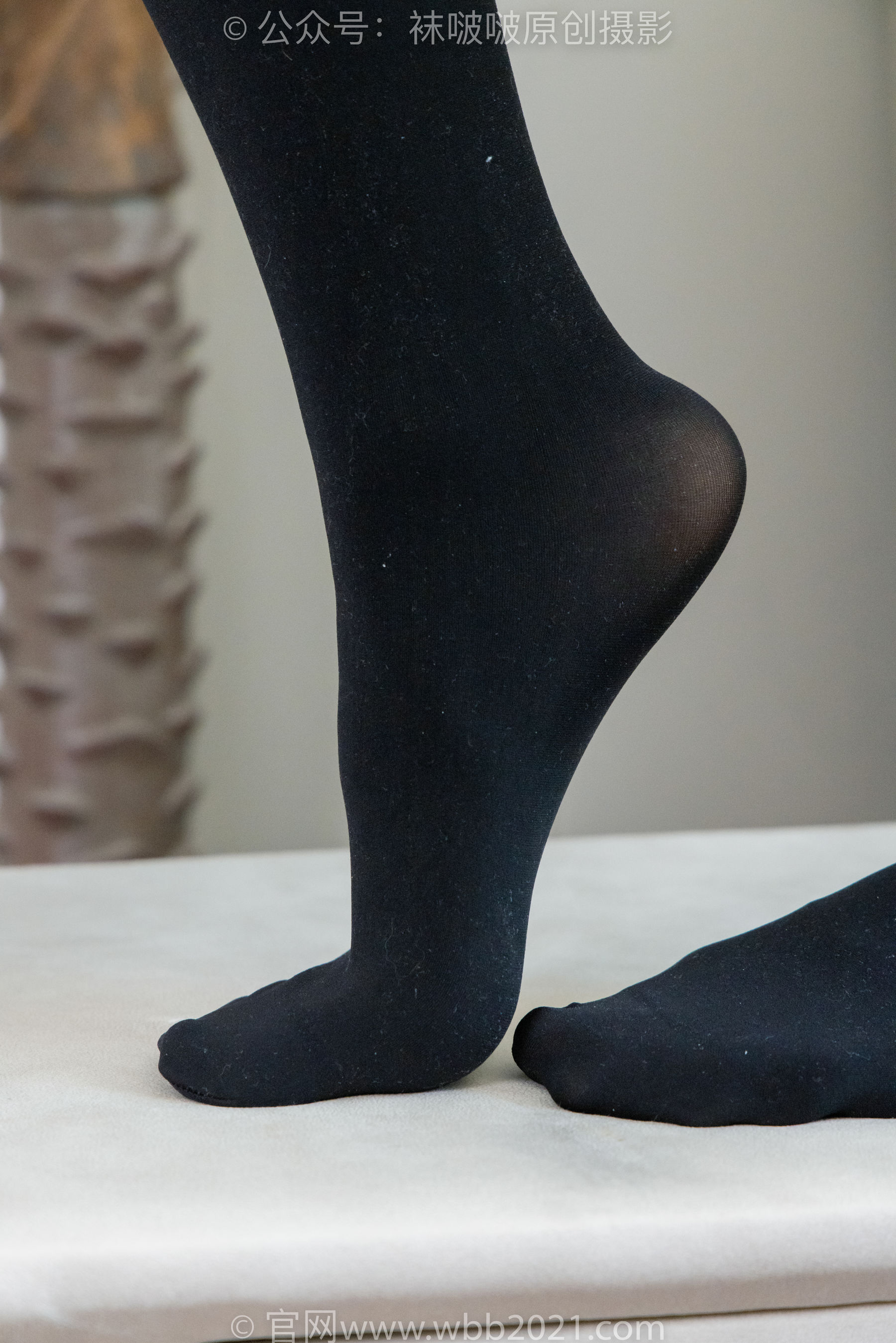 BoBoSocks袜啵啵 No.466 糯米 - 皮鞋、厚黑丝/(140P)