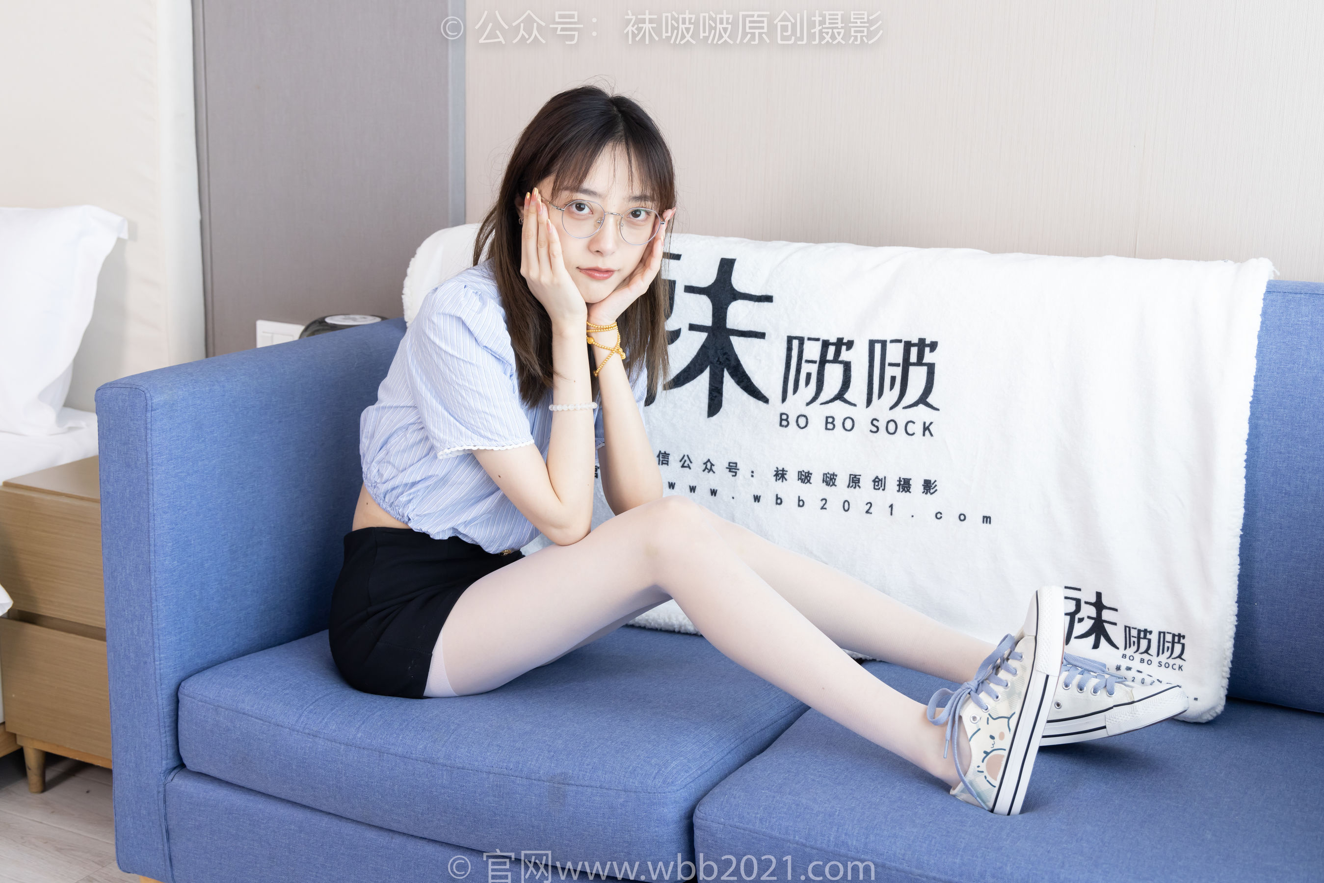 BoBoSocks袜啵啵 No.467 稚予 - 板鞋、白丝/(150P)