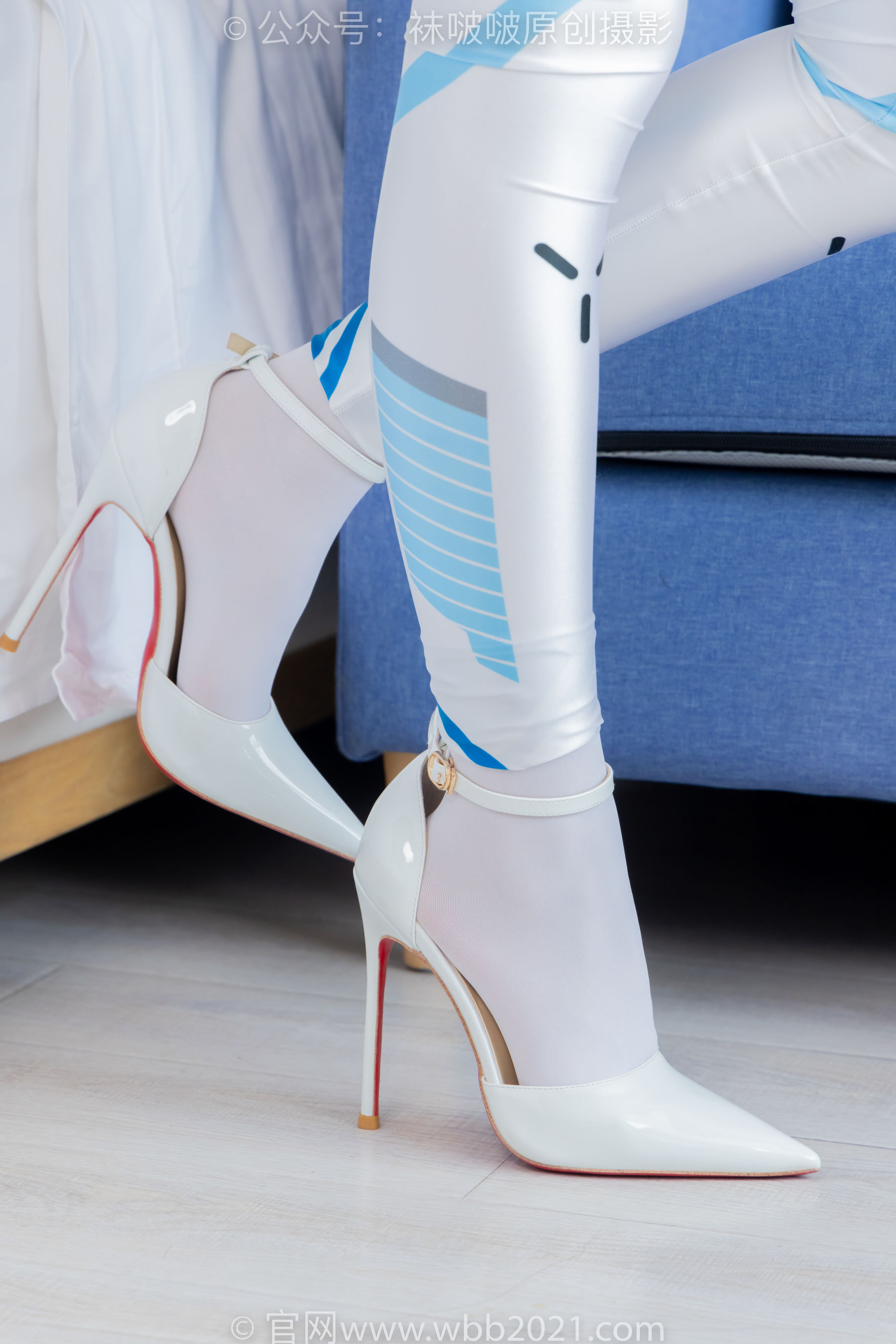 BoBoSocks袜啵啵 No.463 甜甜圈 -高跟鞋、厚白丝、裸足、连体衣裤里丝/(140P)