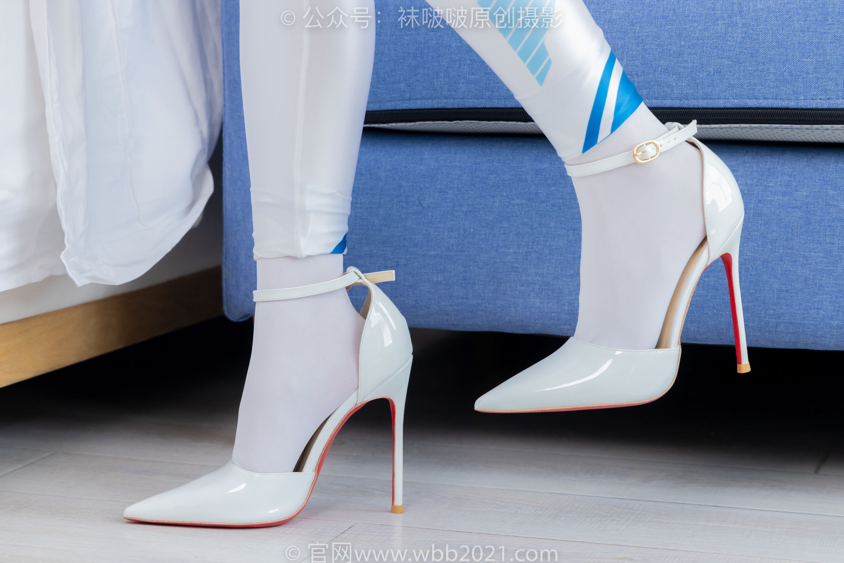 BoBoSocks袜啵啵 No.463 甜甜圈 -高跟鞋、厚白丝、裸足、连体衣裤里丝/(140P)