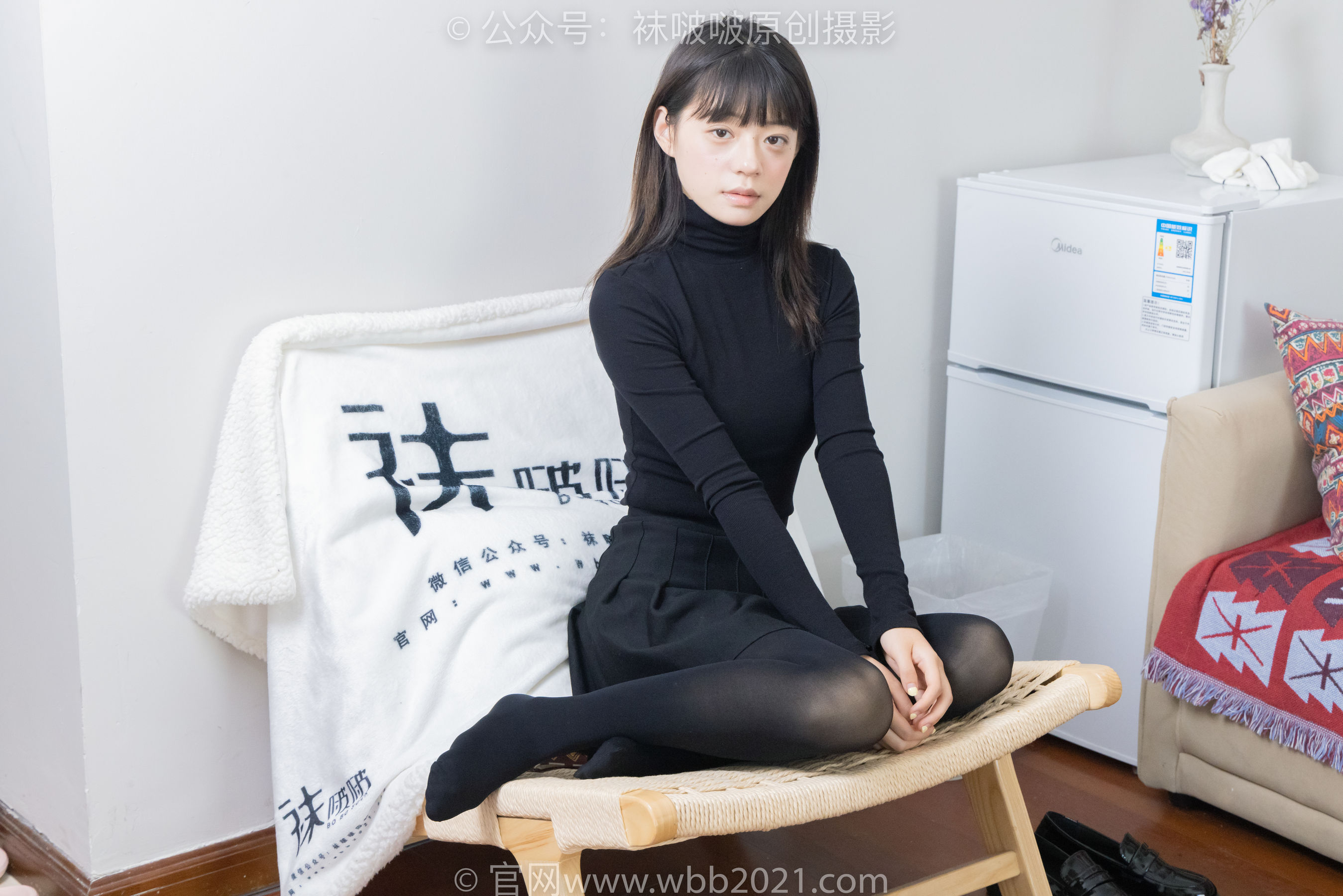 BoBoSocks袜啵啵 No.466 糯米 - 皮鞋、厚黑丝/(140P)