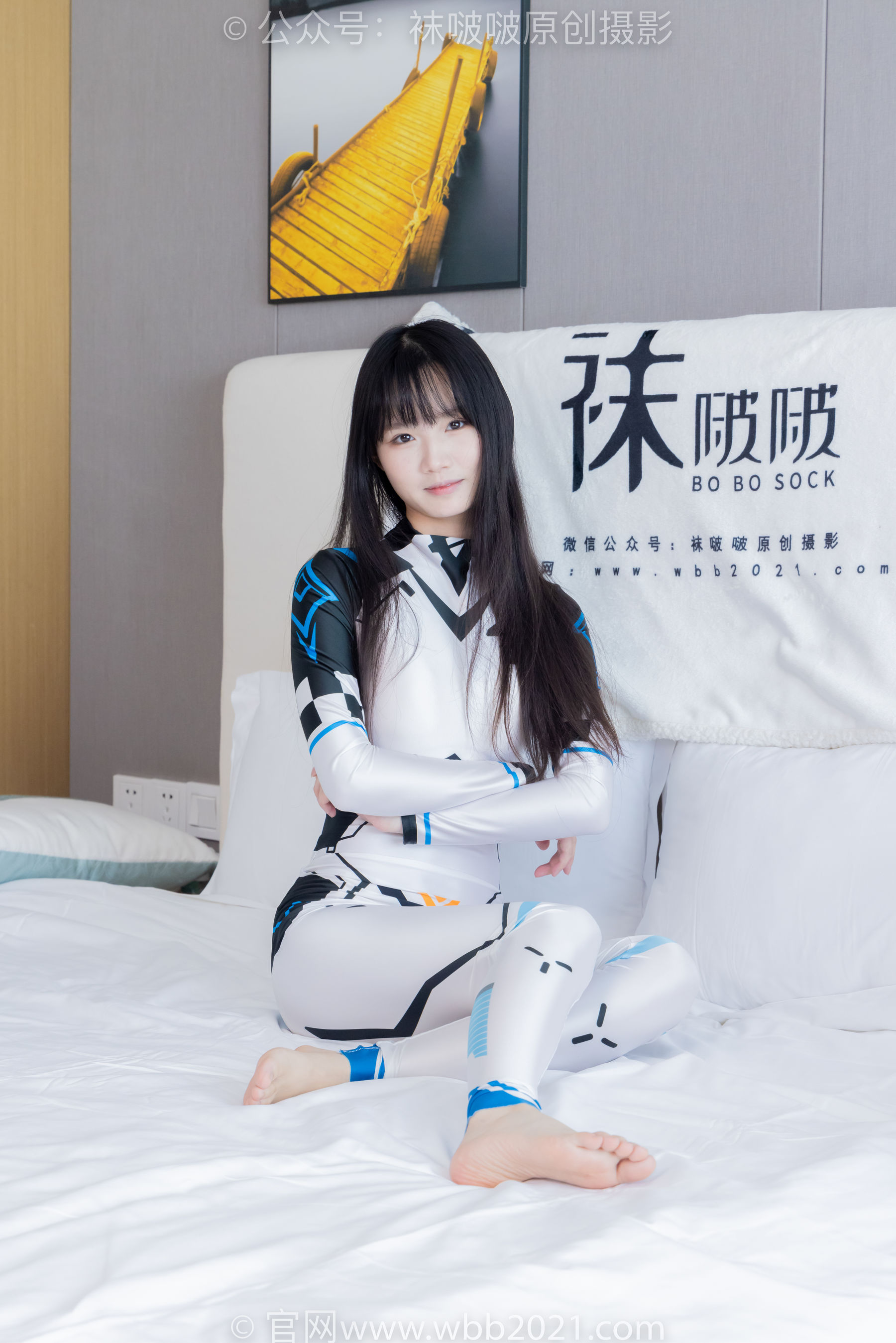 BoBoSocks袜啵啵 No.463 甜甜圈 -高跟鞋、厚白丝、裸足、连体衣裤里丝/(140P)