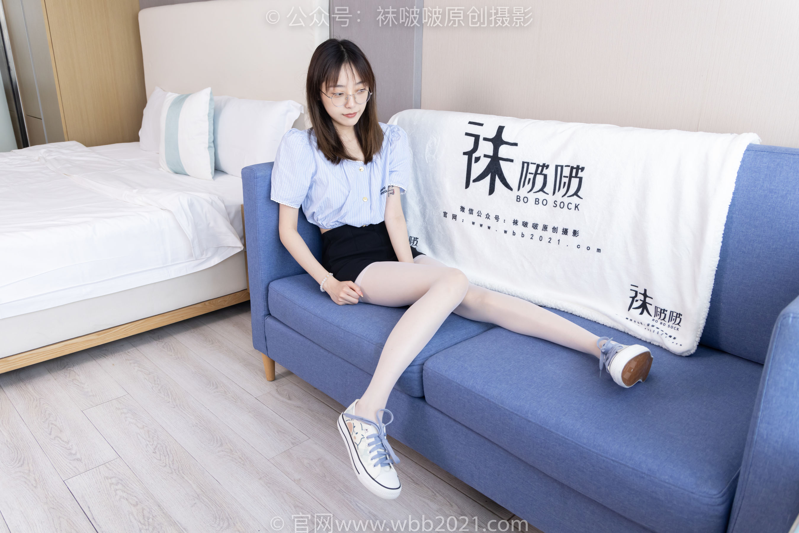 BoBoSocks袜啵啵 No.467 稚予 - 板鞋、白丝/(150P)