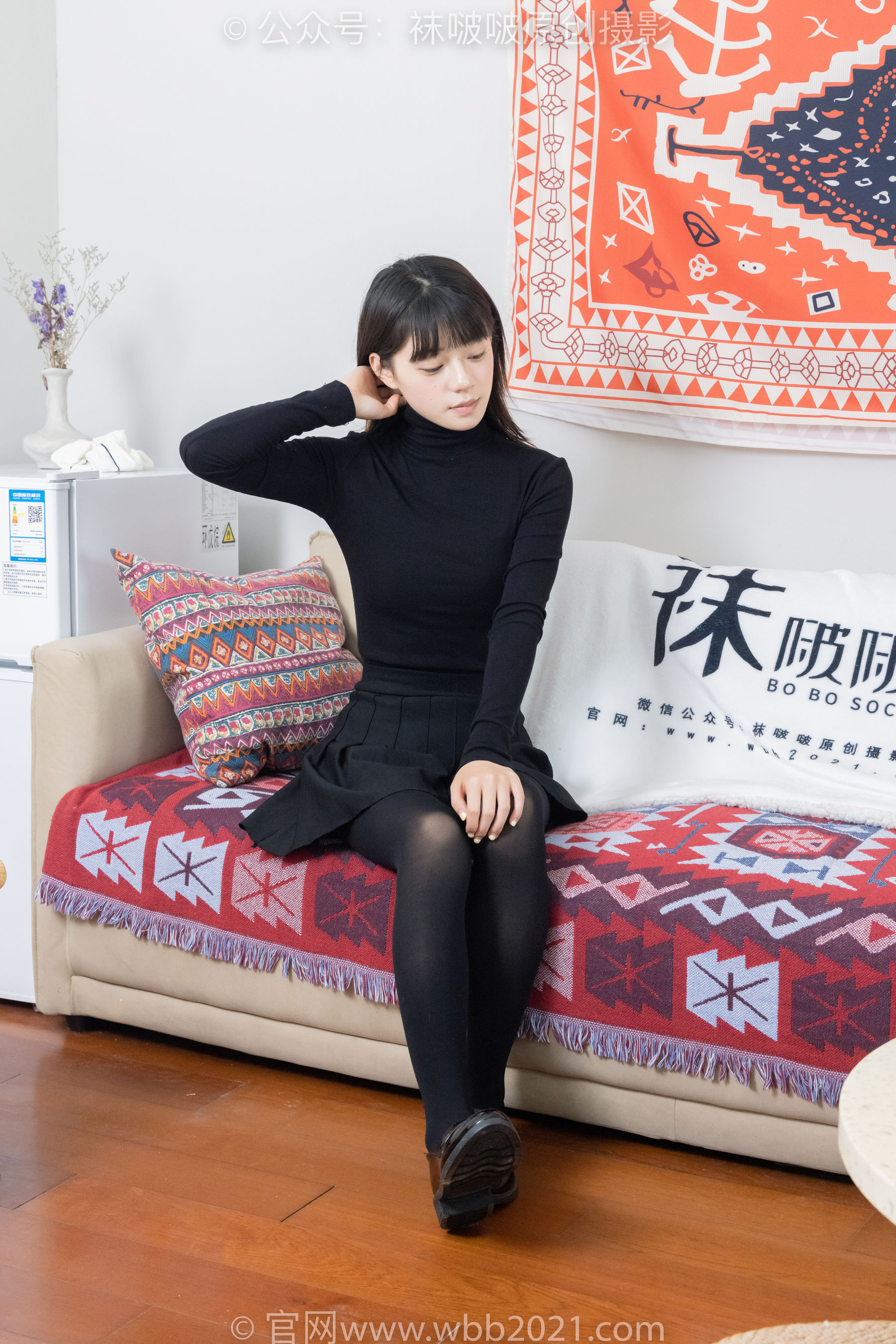 BoBoSocks袜啵啵 No.466 糯米 - 皮鞋、厚黑丝/(140P)