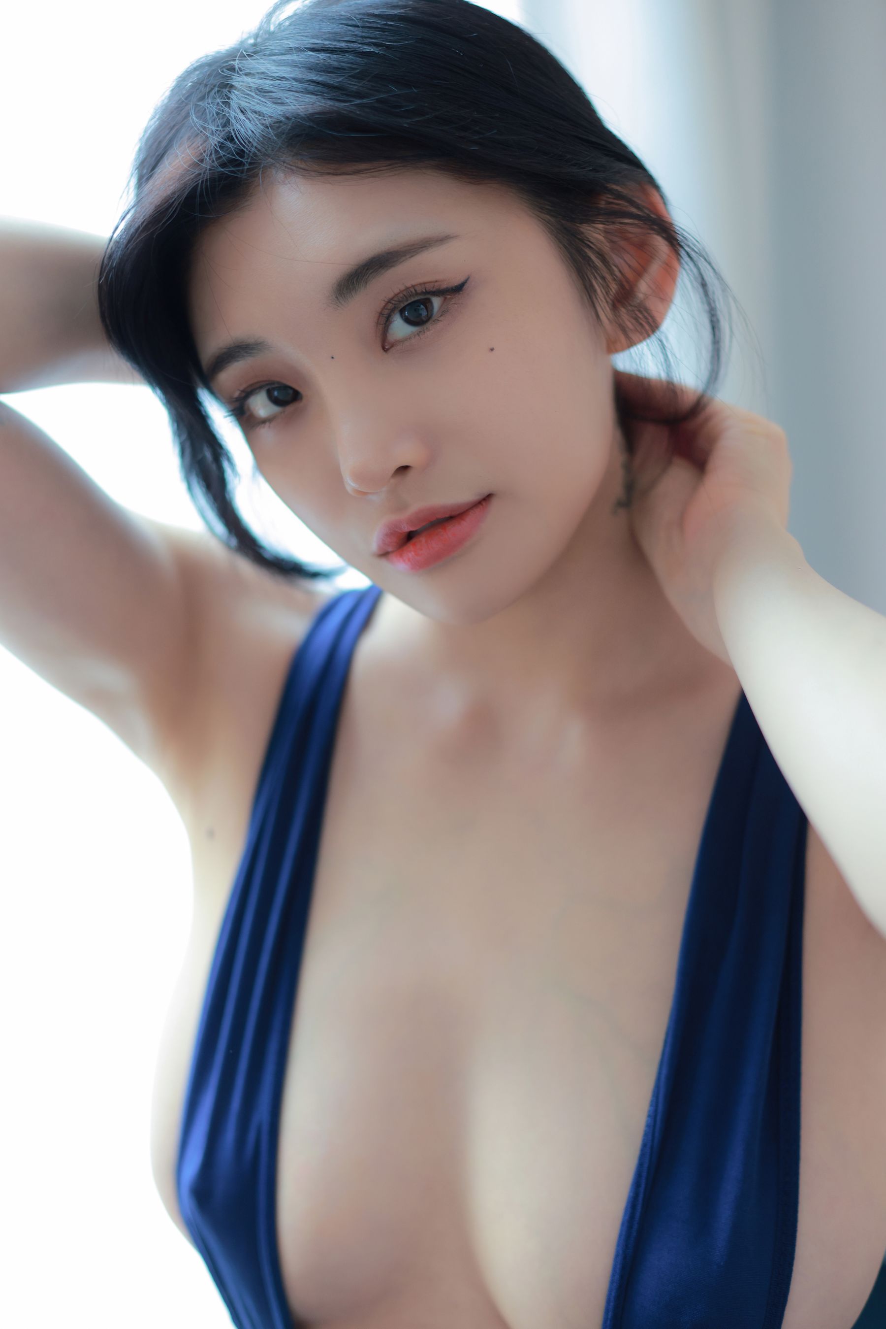Sula - Navy Bodysuit/(165P)