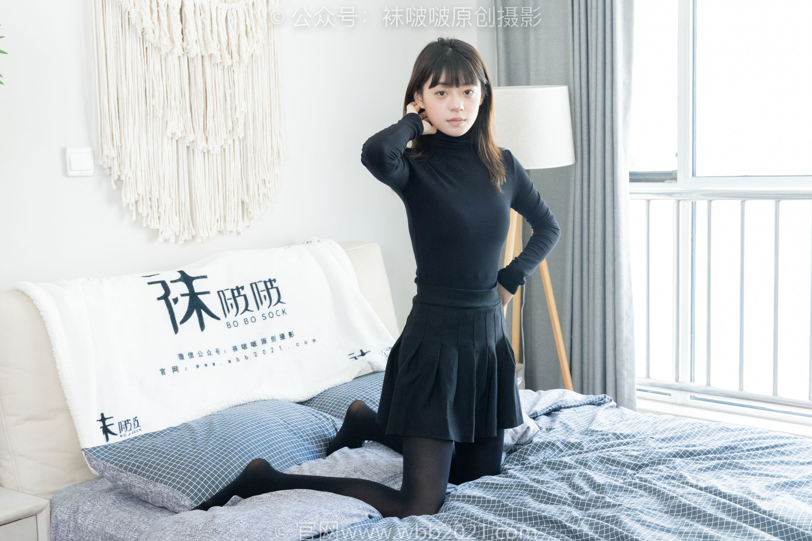 BoBoSocks袜啵啵 No.466 糯米 - 皮鞋、厚黑丝/(140P)