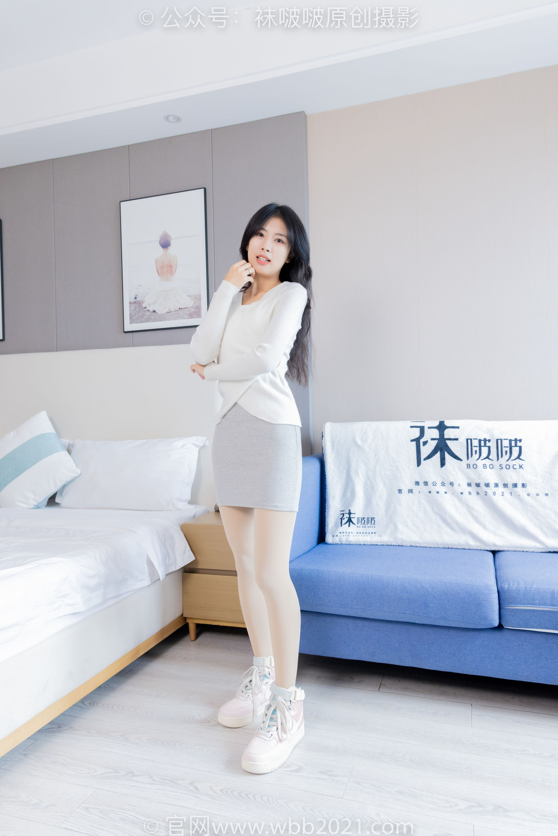 BoBoSocks袜啵啵 No.462 奶油 -板鞋、厚肉丝、黑丝/(145P)