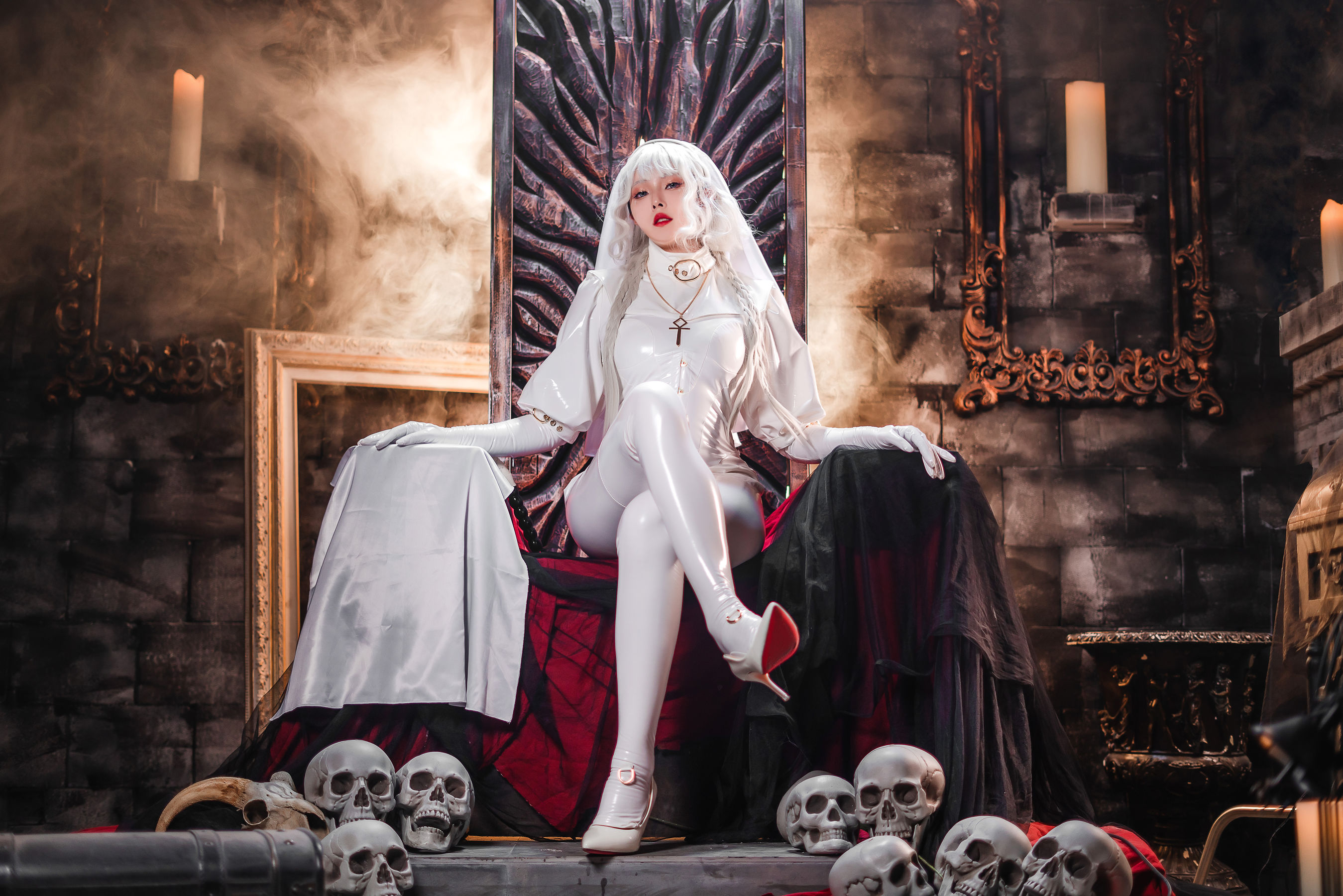 Natsuko夏夏子 - 白修女/(60P)