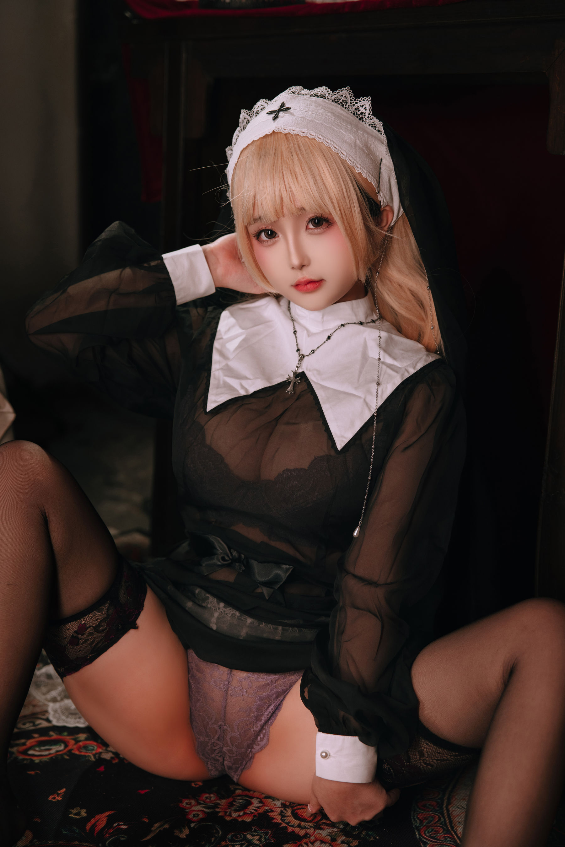 Cosplay日奈娇 - 禁忌修女/(160P)