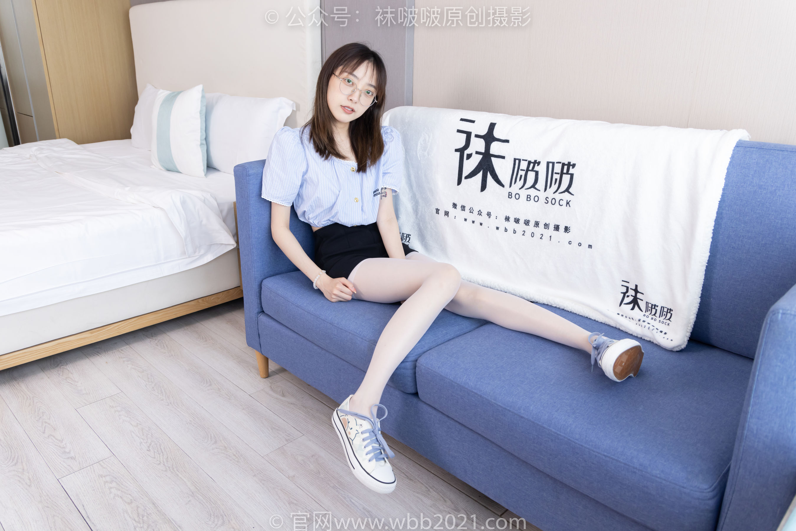 BoBoSocks袜啵啵 No.467 稚予 - 板鞋、白丝/(150P)