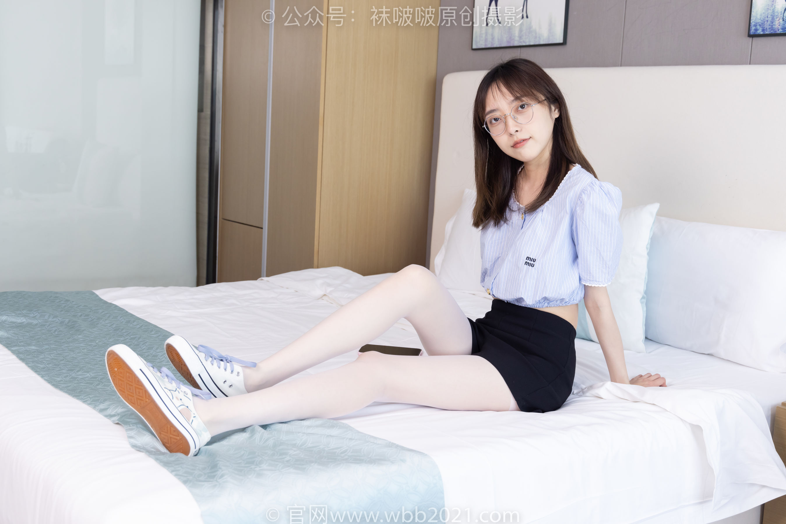 BoBoSocks袜啵啵 No.467 稚予 - 板鞋、白丝/(150P)