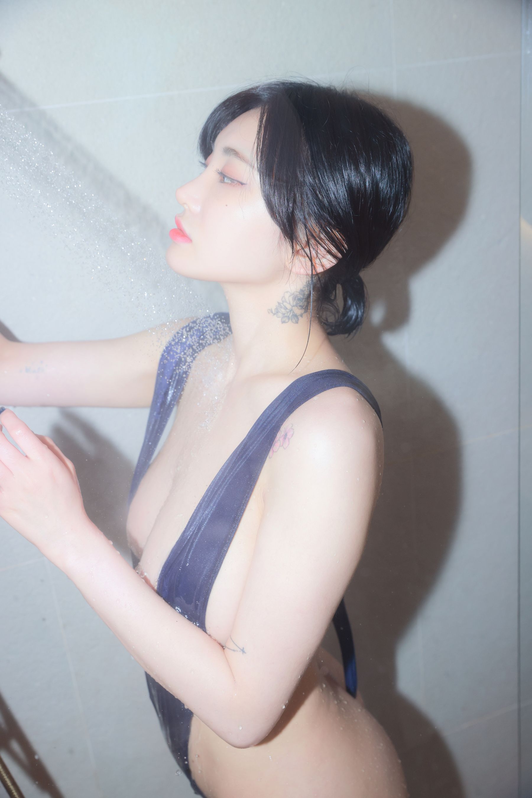 Sula - Navy Bodysuit/(165P)