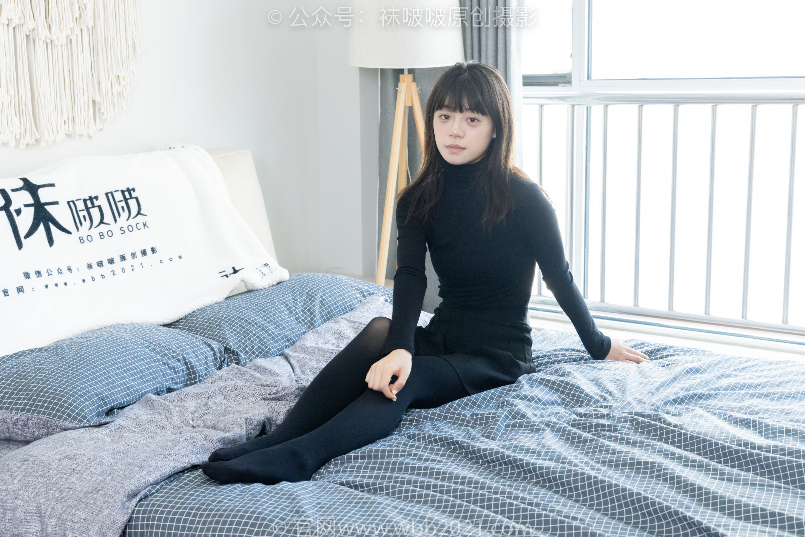 BoBoSocks袜啵啵 No.466 糯米 - 皮鞋、厚黑丝/(140P)