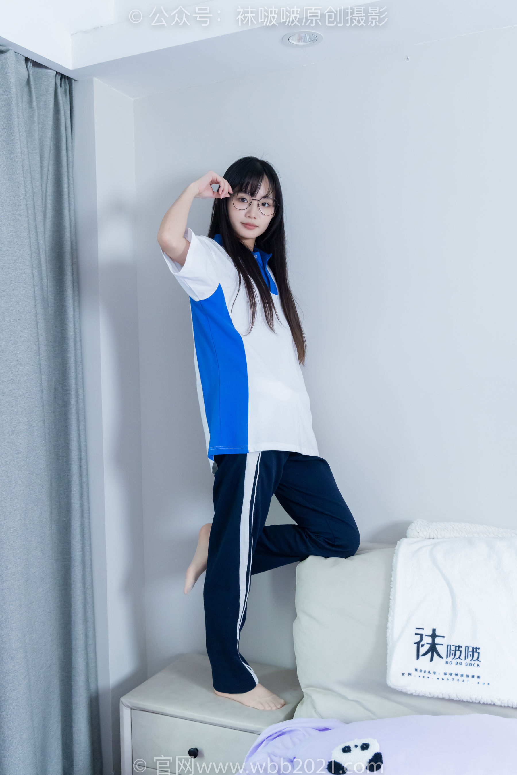 BoBoSocks袜啵啵 No.471 甜甜圈 - 高跟鞋、黑丝、短肉丝、裸足、校服裤里丝/(150P)