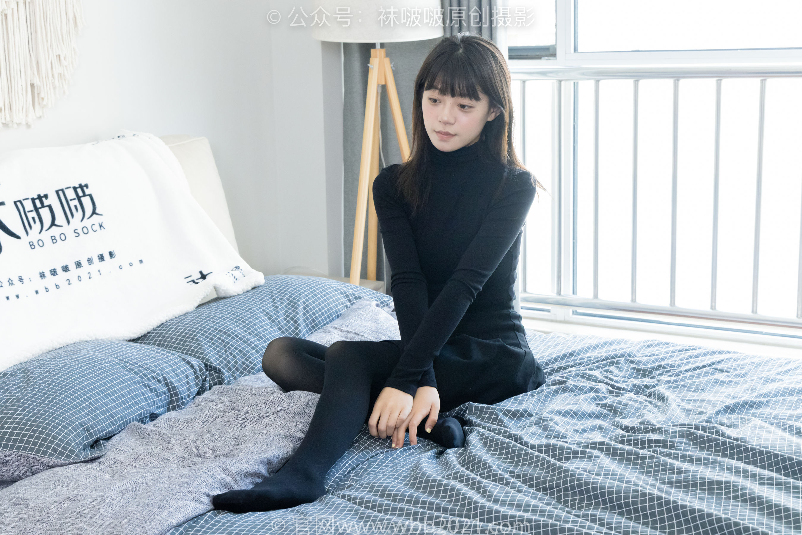 BoBoSocks袜啵啵 No.466 糯米 - 皮鞋、厚黑丝/(140P)