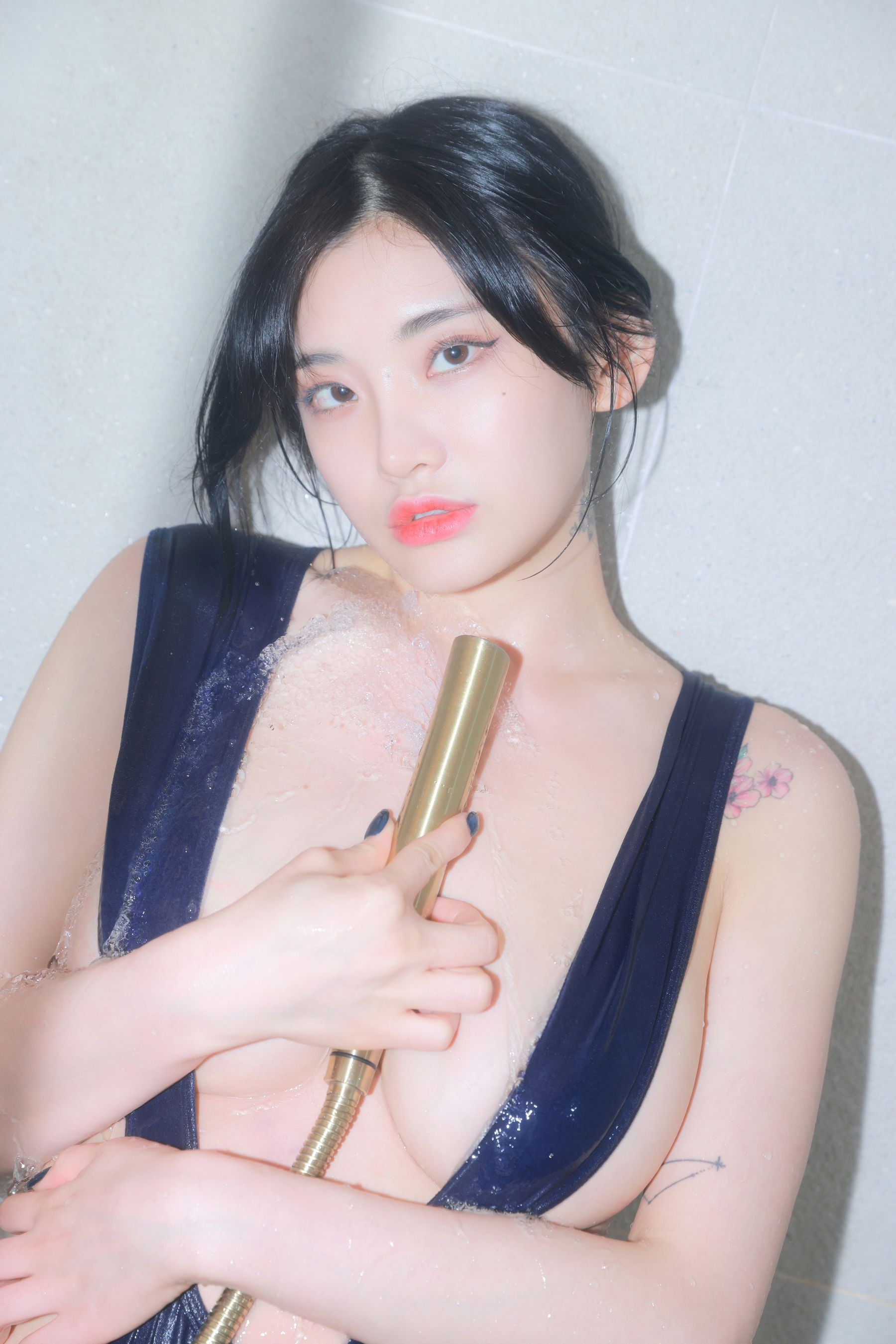Sula - Navy Bodysuit/(165P)