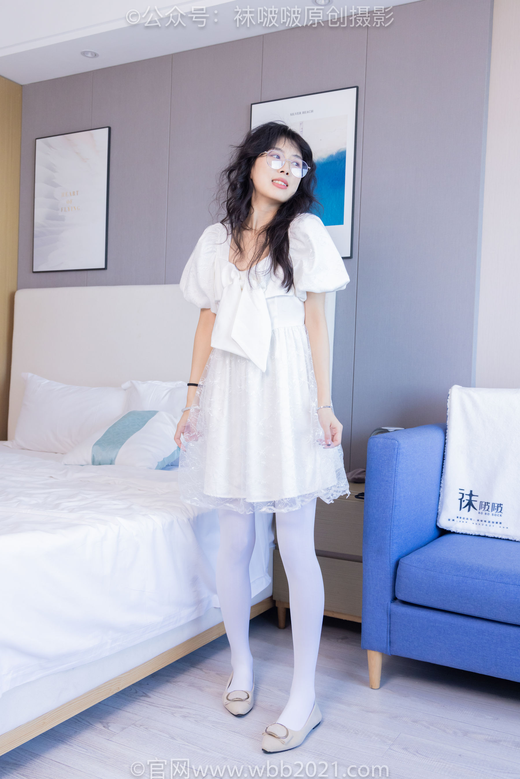 BoBoSocks袜啵啵 No.452 奶油 -平底鞋、帆布鞋、白棉袜、厚白丝、肉丝/(228P)