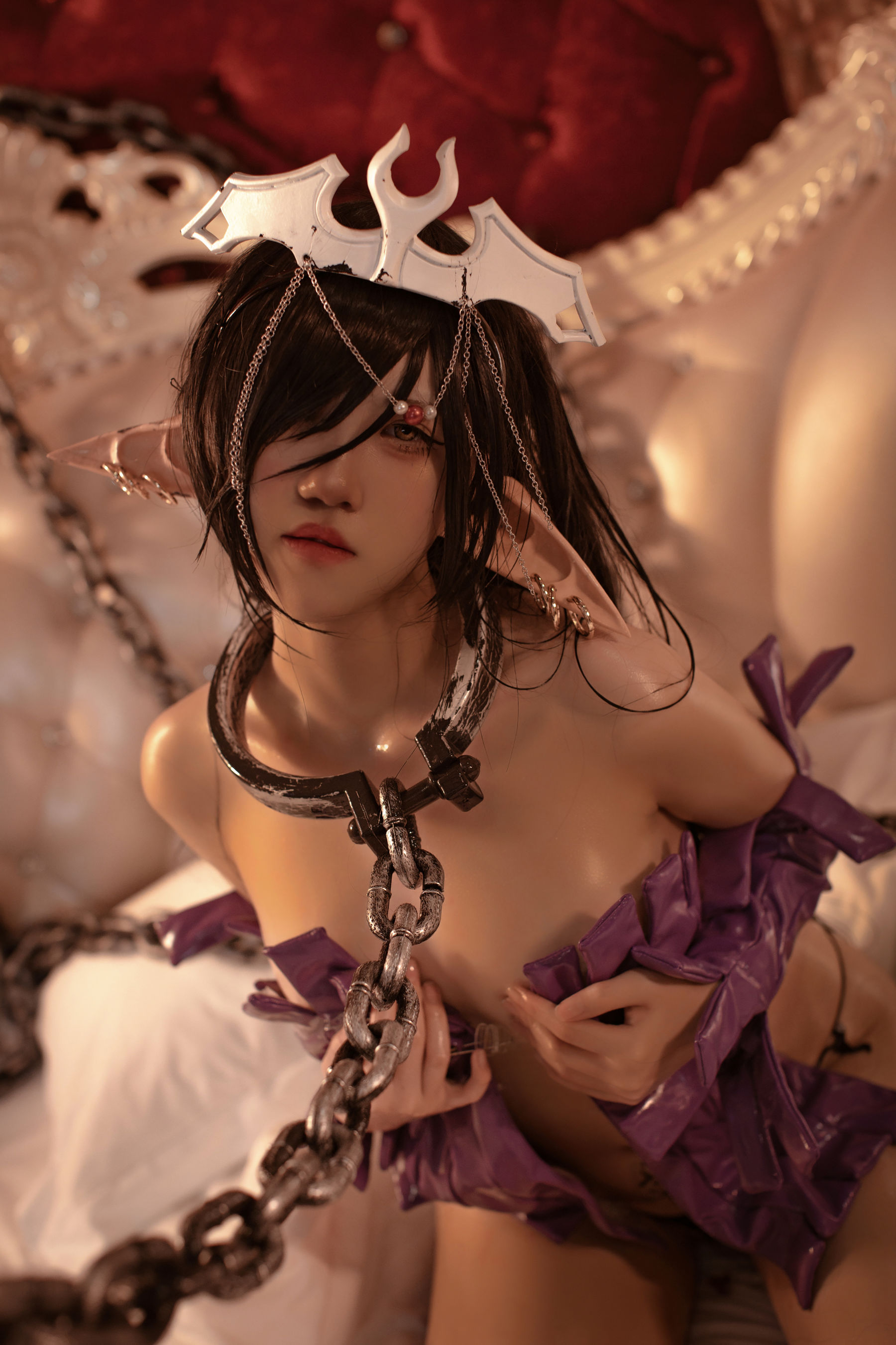 鬼马少女 阿薰kaOri - 黑獣 黑精灵女王奥利卡/(80P)