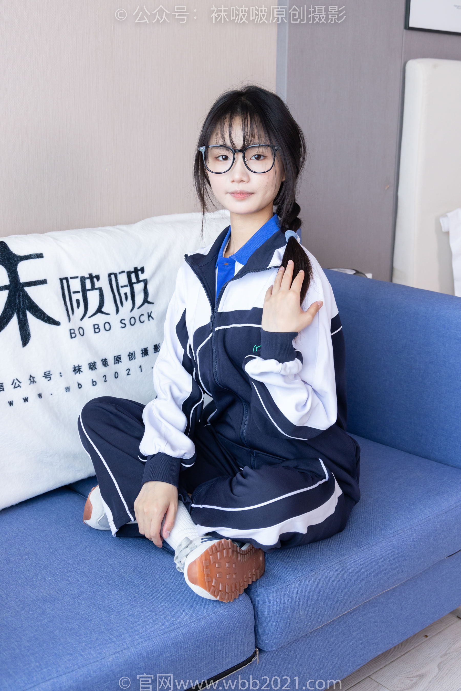 BoBoSocks袜啵啵 No.456 甜甜圈 -运动鞋、白棉袜、裸足、校服/(150P)