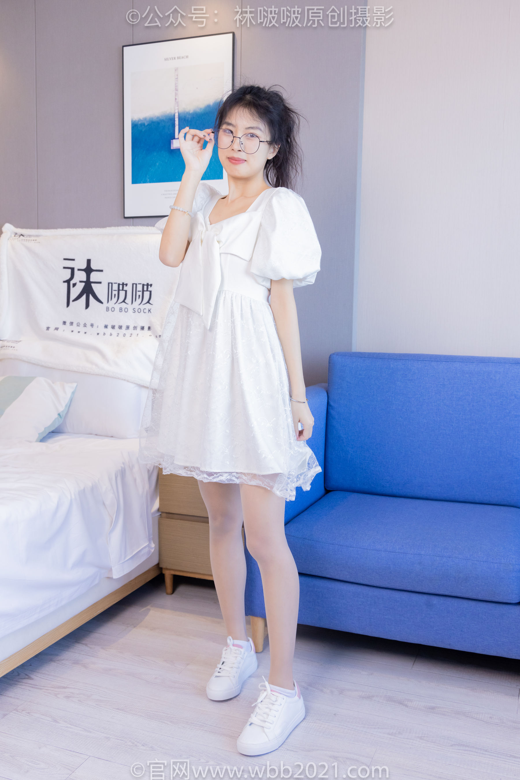 BoBoSocks袜啵啵 No.452 奶油 -平底鞋、帆布鞋、白棉袜、厚白丝、肉丝/(228P)