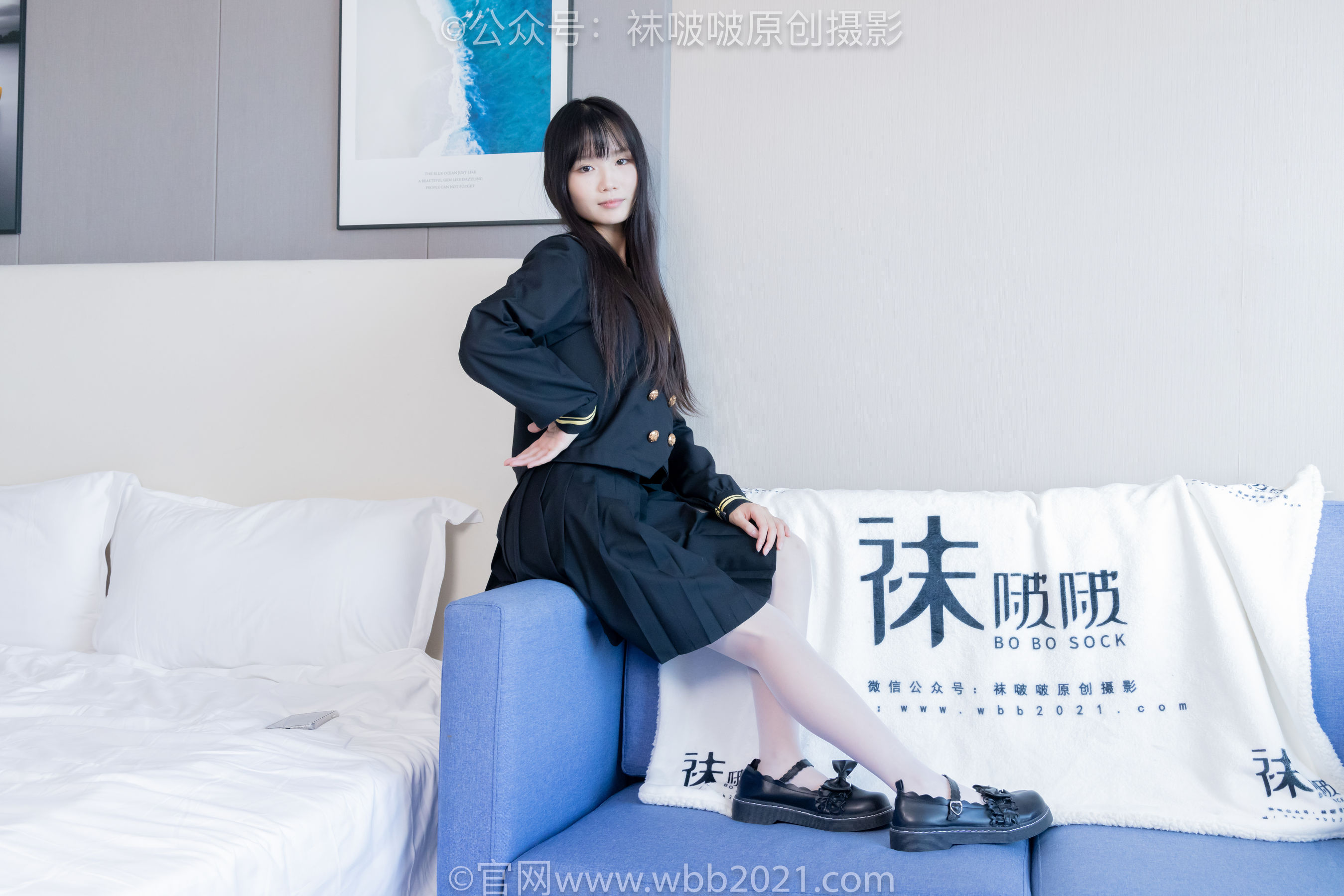 BoBoSocks袜啵啵 No.450 甜甜圈 皮鞋、白丝、裸足、裸足印泥踩脚印剧情/(142P)