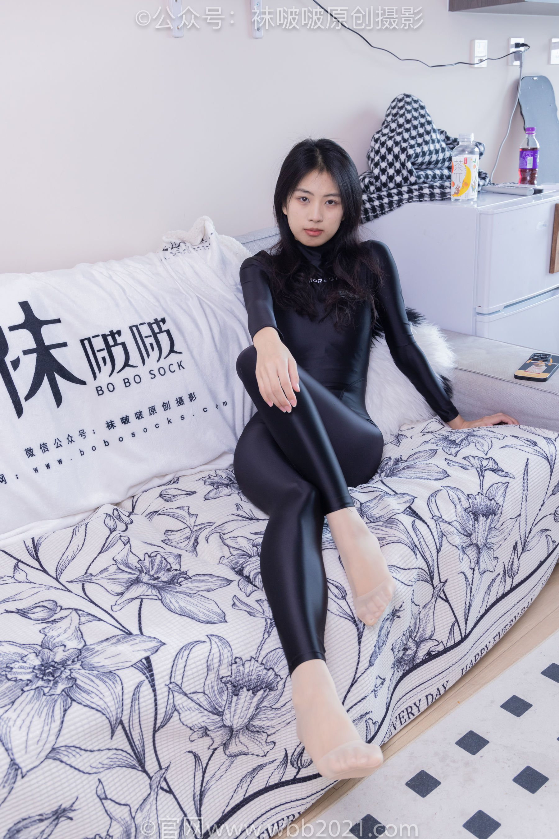 BoBoSocks袜啵啵 No.448 奶油 高跟长靴、肉丝、连体泳衣裤里丝/(209P)