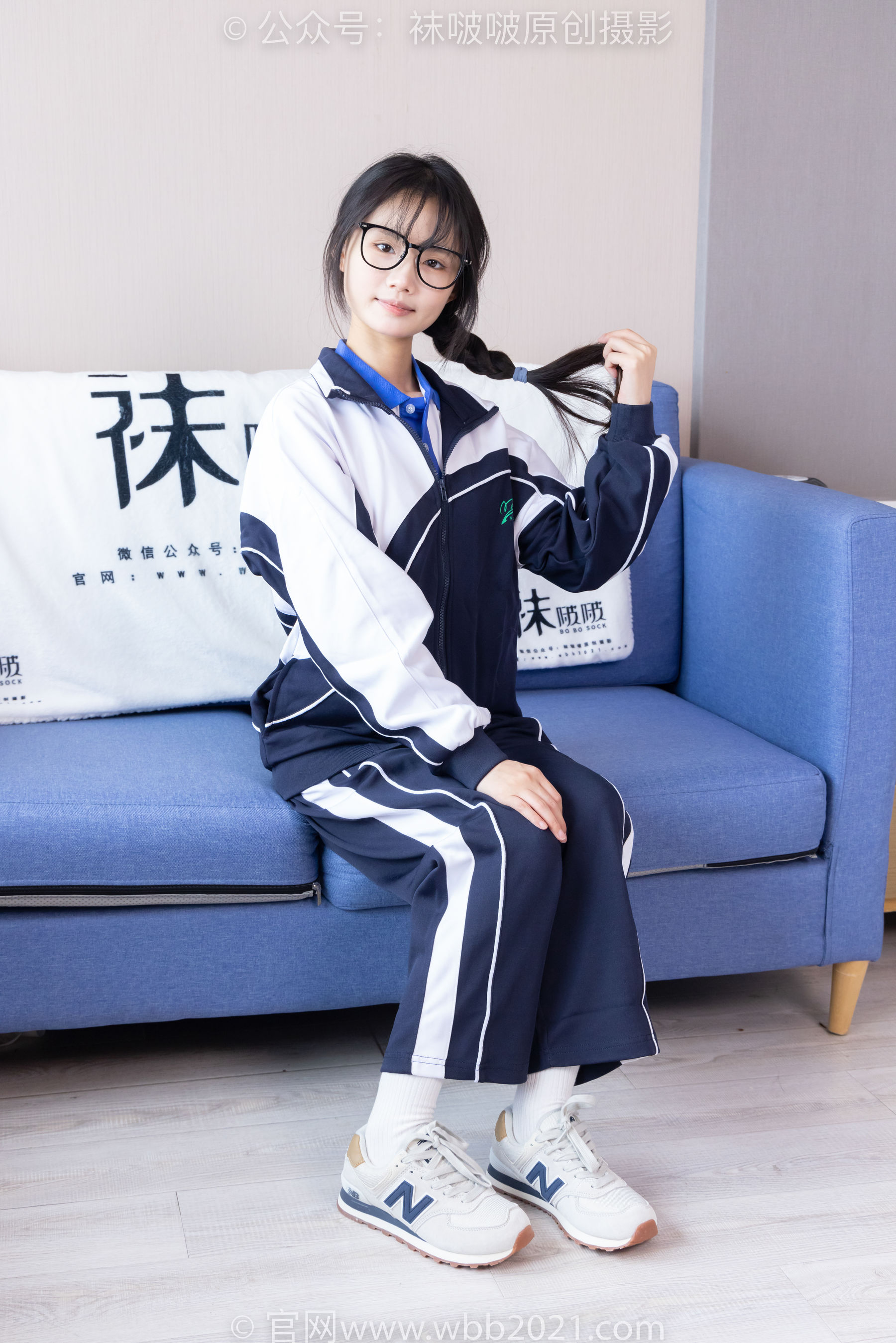 BoBoSocks袜啵啵 No.456 甜甜圈 -运动鞋、白棉袜、裸足、校服/(150P)