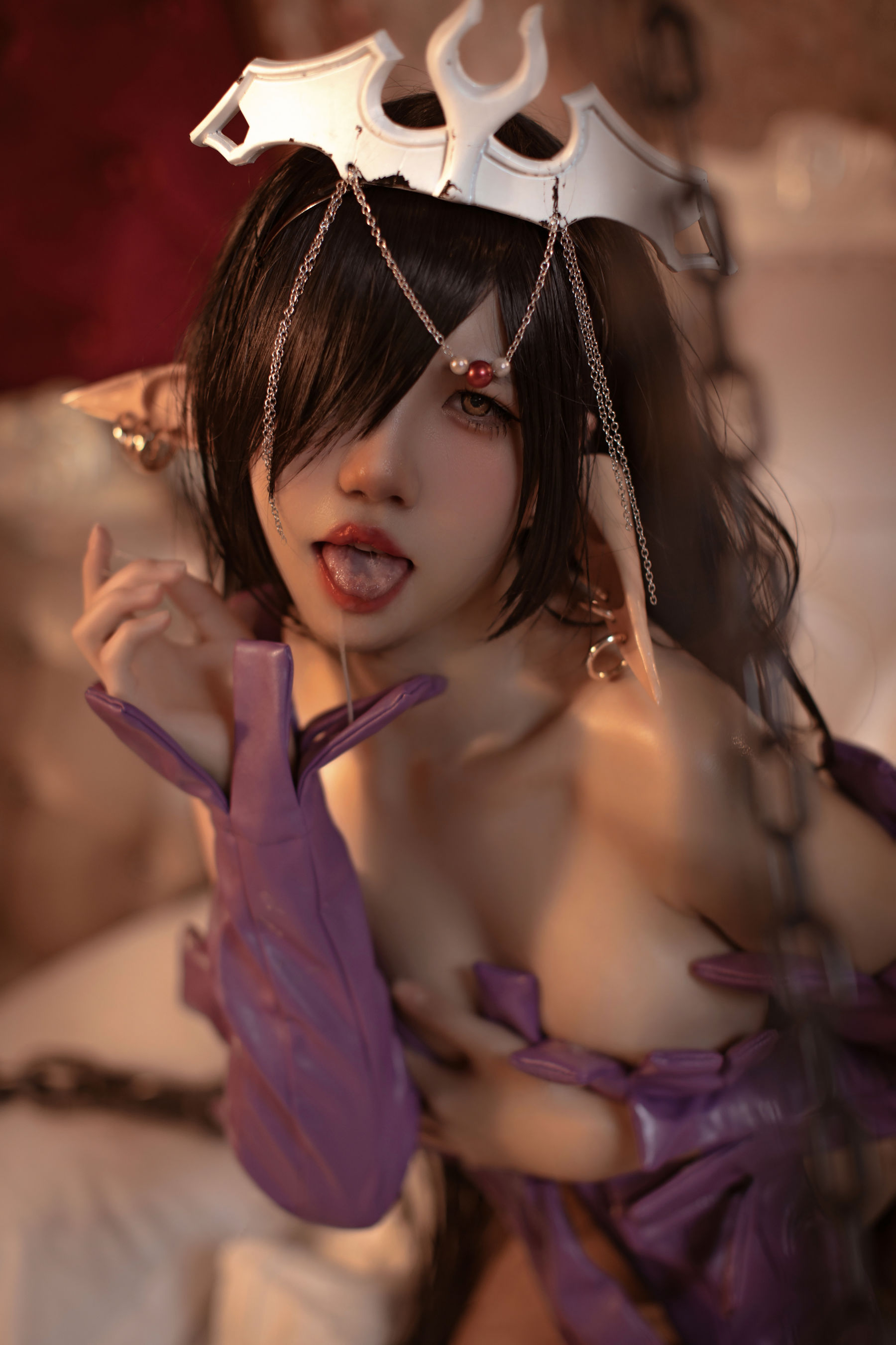 鬼马少女 阿薰kaOri - 黑獣 黑精灵女王奥利卡/(80P)