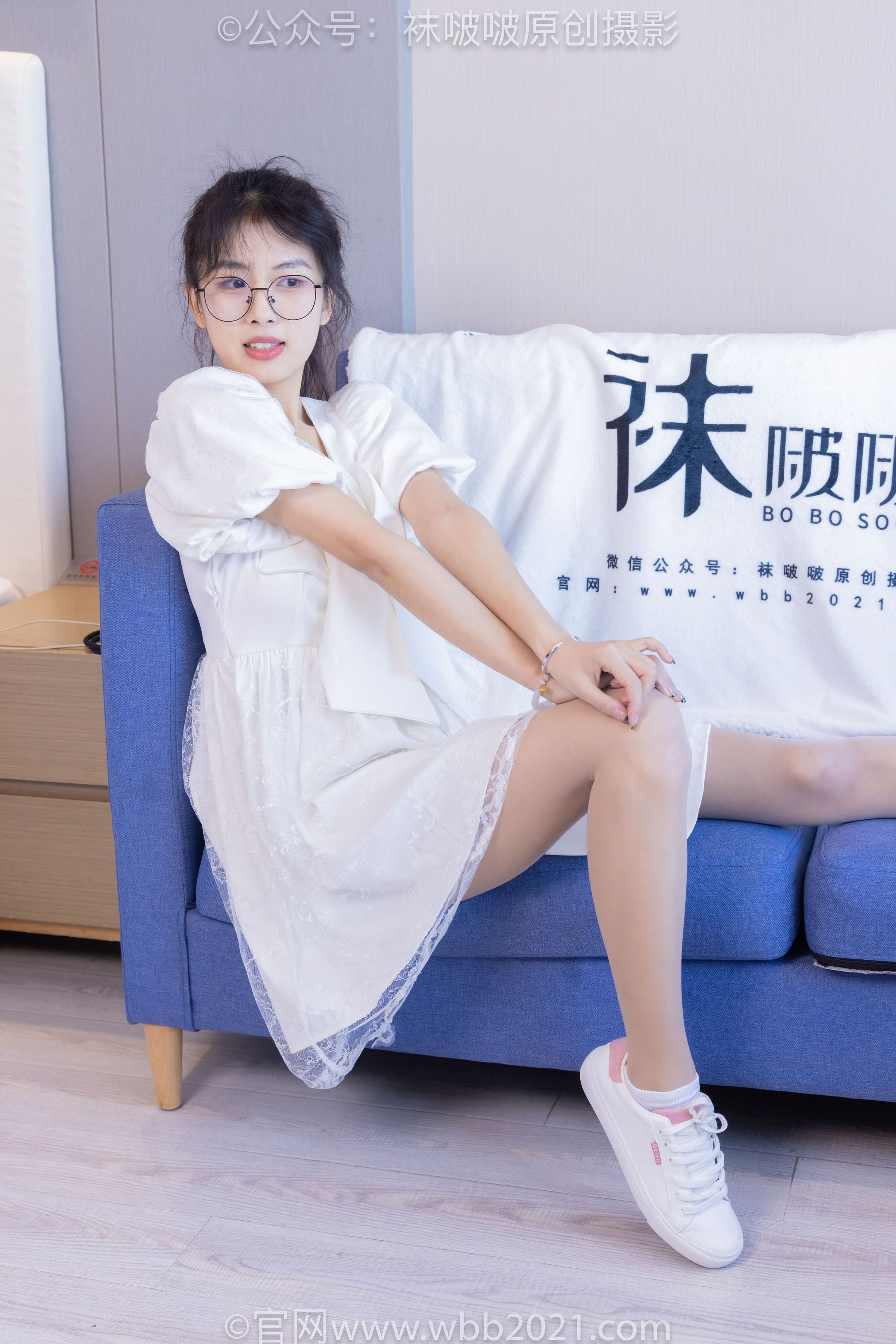 BoBoSocks袜啵啵 No.452 奶油 -平底鞋、帆布鞋、白棉袜、厚白丝、肉丝/(228P)