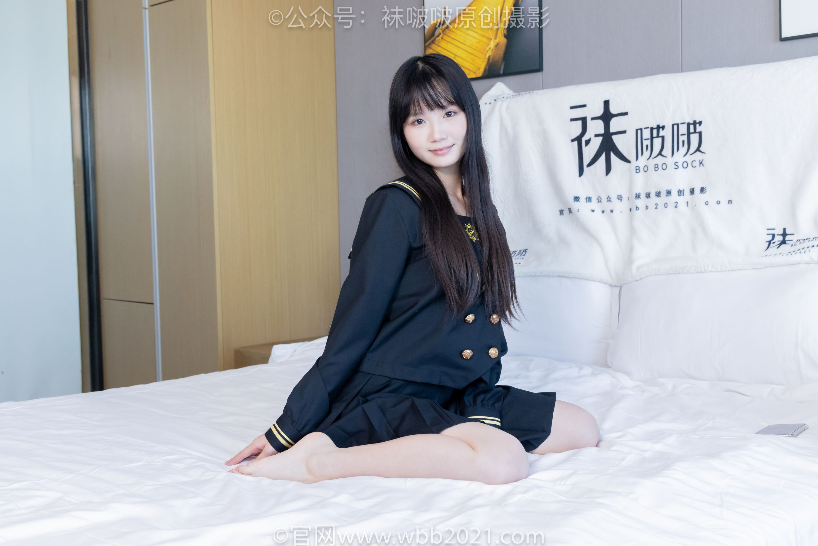 BoBoSocks袜啵啵 No.450 甜甜圈 皮鞋、白丝、裸足、裸足印泥踩脚印剧情/(142P)