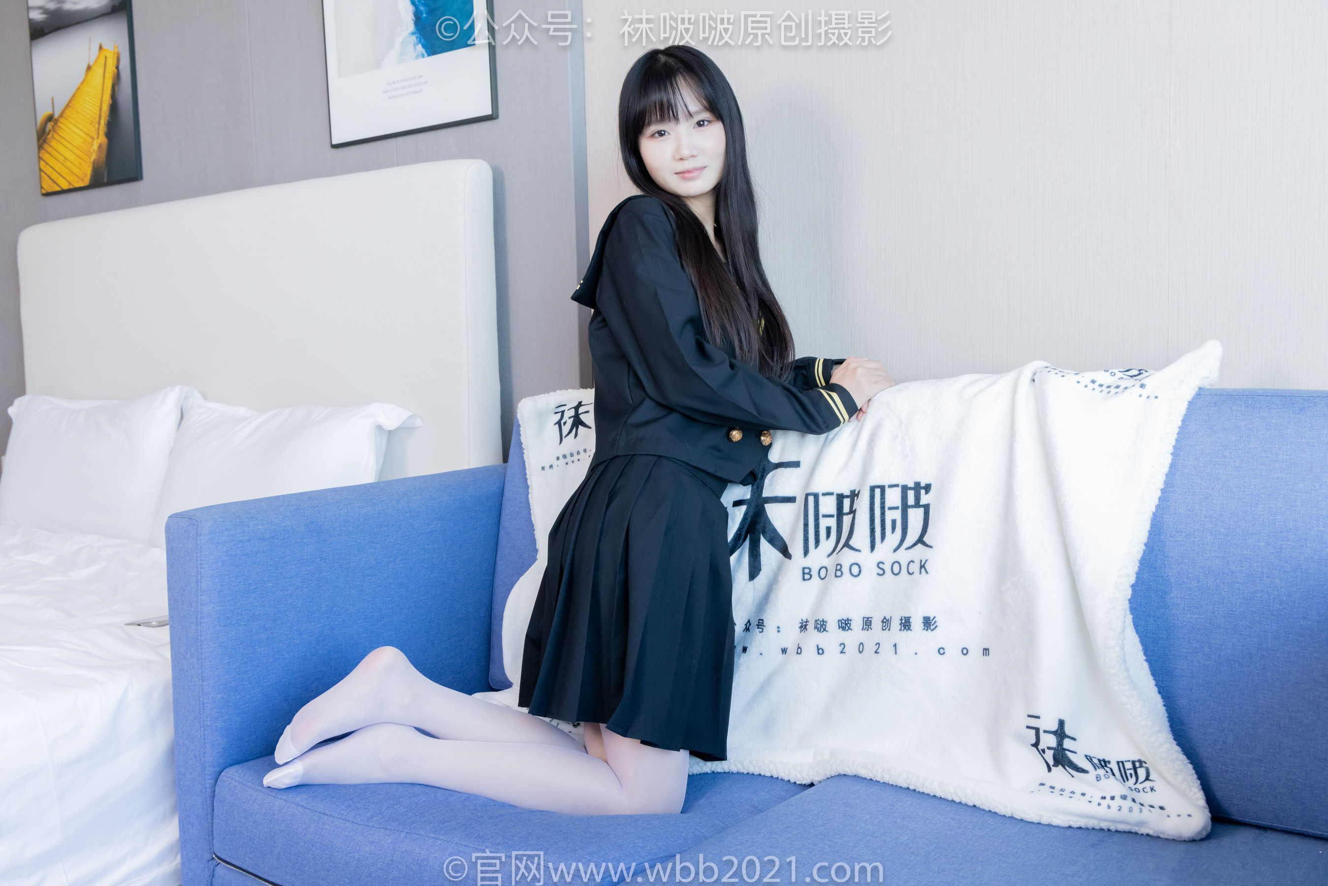 BoBoSocks袜啵啵 No.450 甜甜圈 皮鞋、白丝、裸足、裸足印泥踩脚印剧情/(142P)