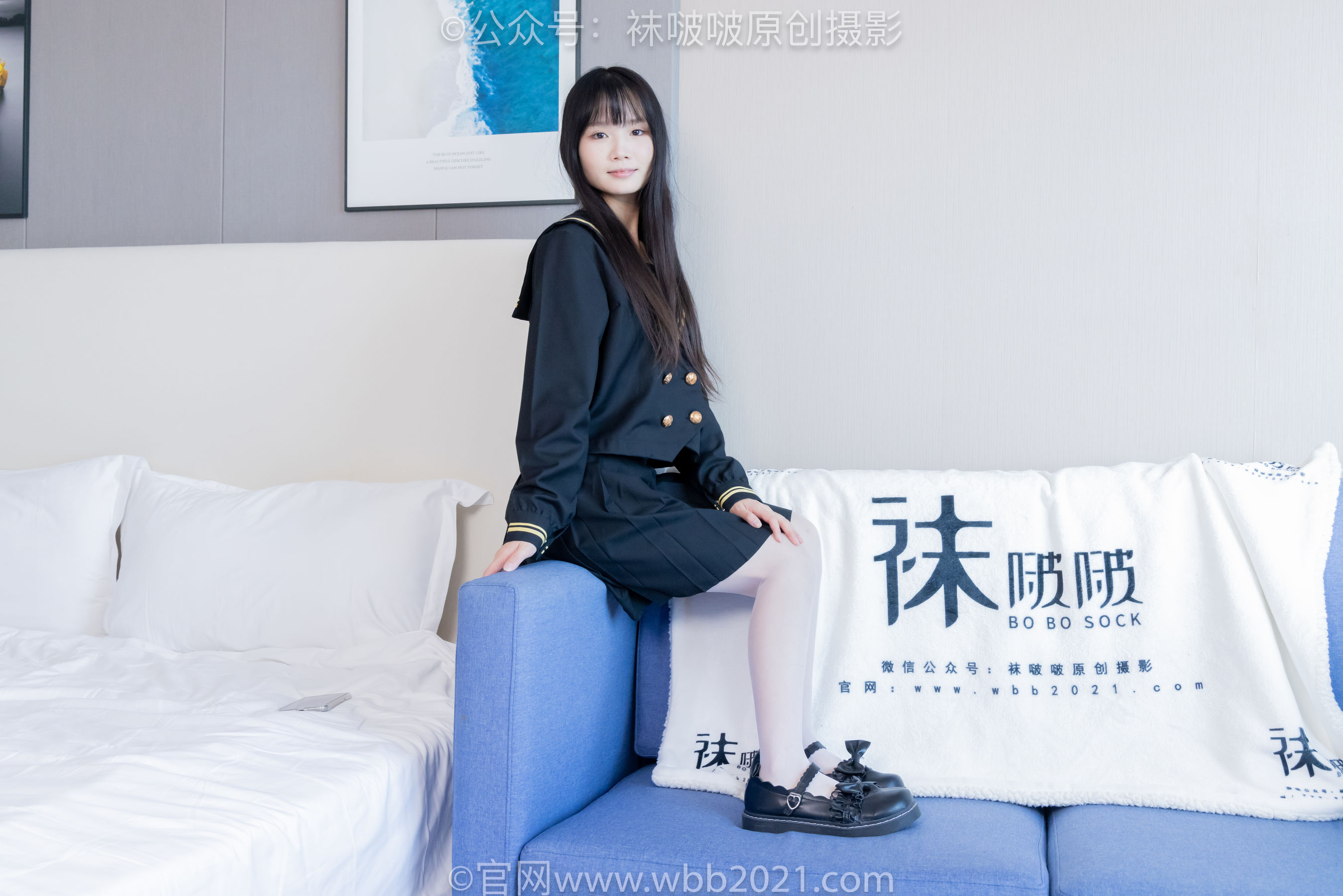 BoBoSocks袜啵啵 No.450 甜甜圈 皮鞋、白丝、裸足、裸足印泥踩脚印剧情/(142P)