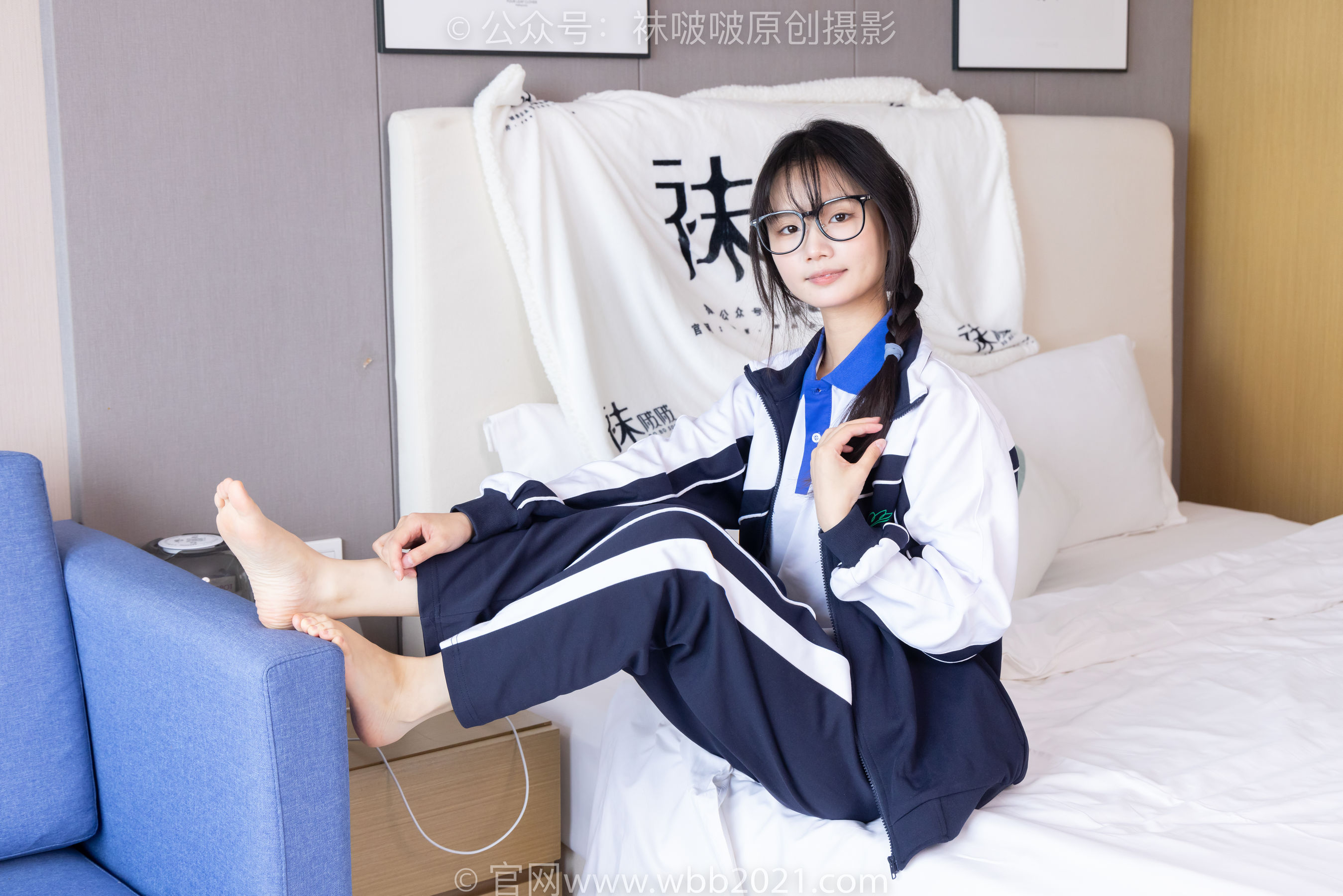 BoBoSocks袜啵啵 No.456 甜甜圈 -运动鞋、白棉袜、裸足、校服/(150P)
