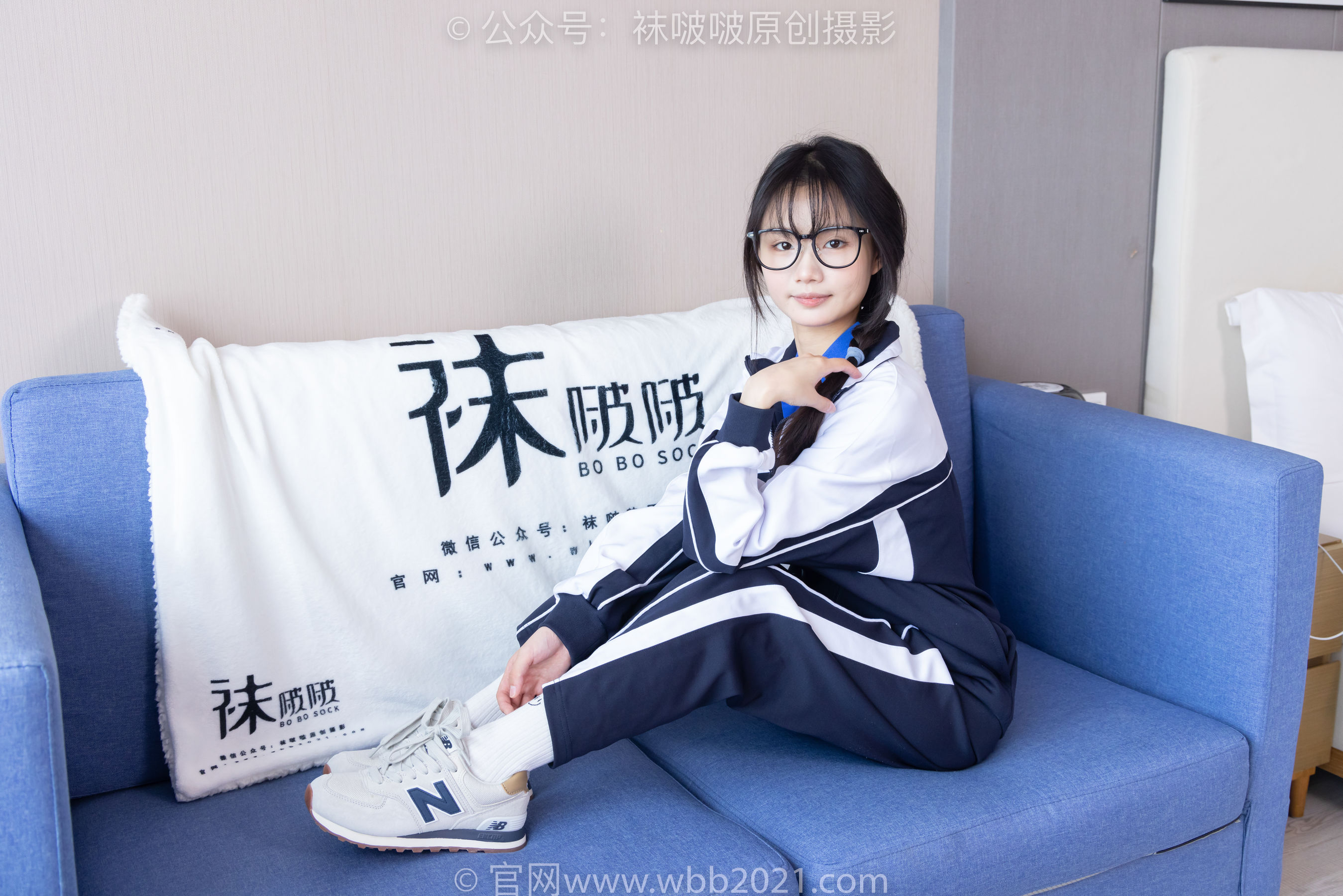 BoBoSocks袜啵啵 No.456 甜甜圈 -运动鞋、白棉袜、裸足、校服/(150P)