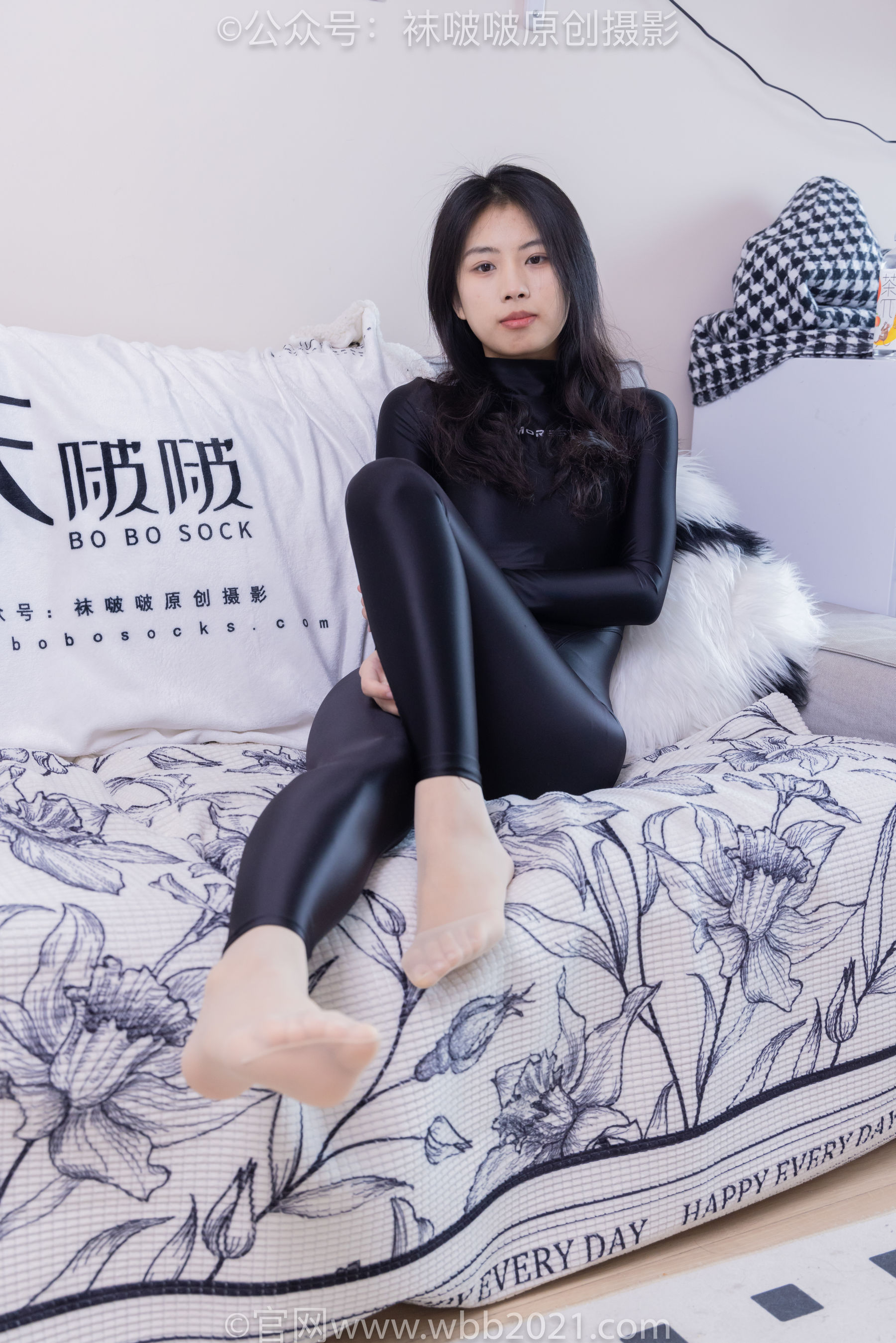 BoBoSocks袜啵啵 No.448 奶油 高跟长靴、肉丝、连体泳衣裤里丝/(209P)