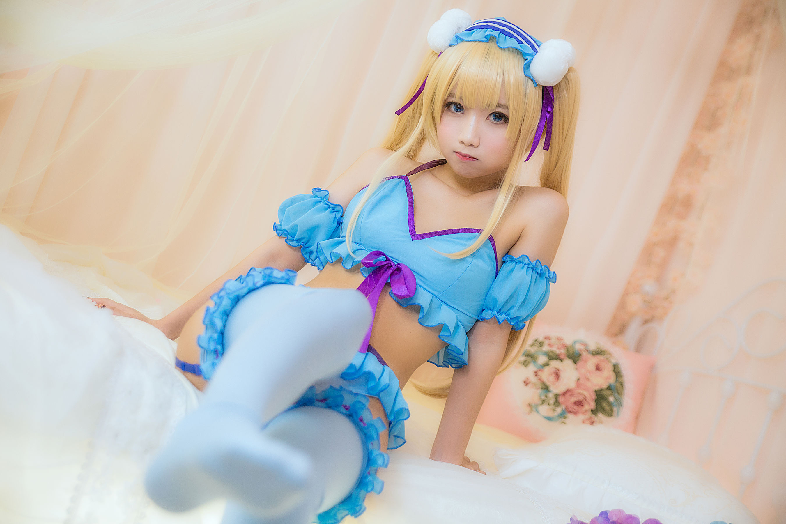 白嫩美少女 鬼畜瑶 - 睡衣/(14P)
