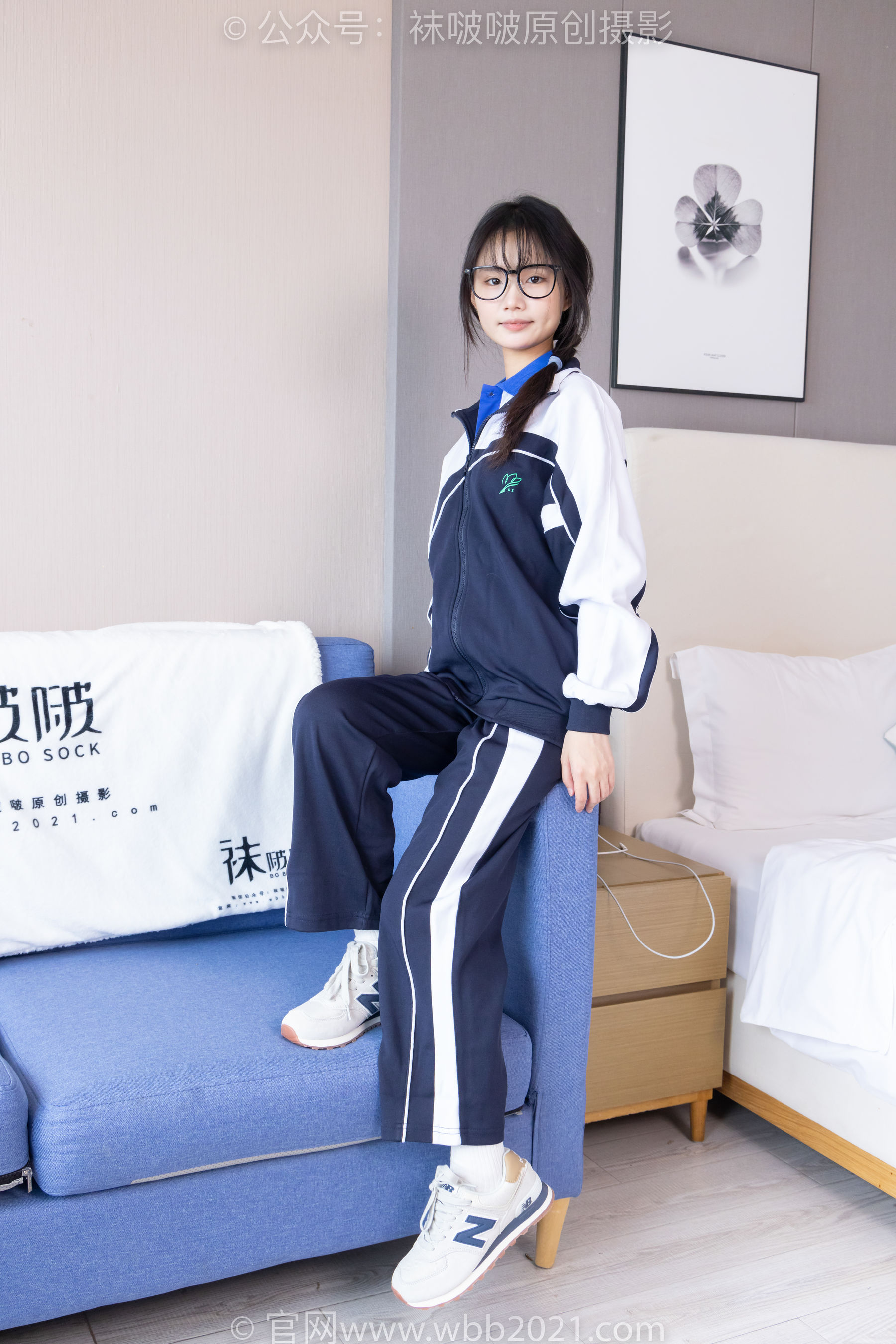 BoBoSocks袜啵啵 No.456 甜甜圈 -运动鞋、白棉袜、裸足、校服/(150P)