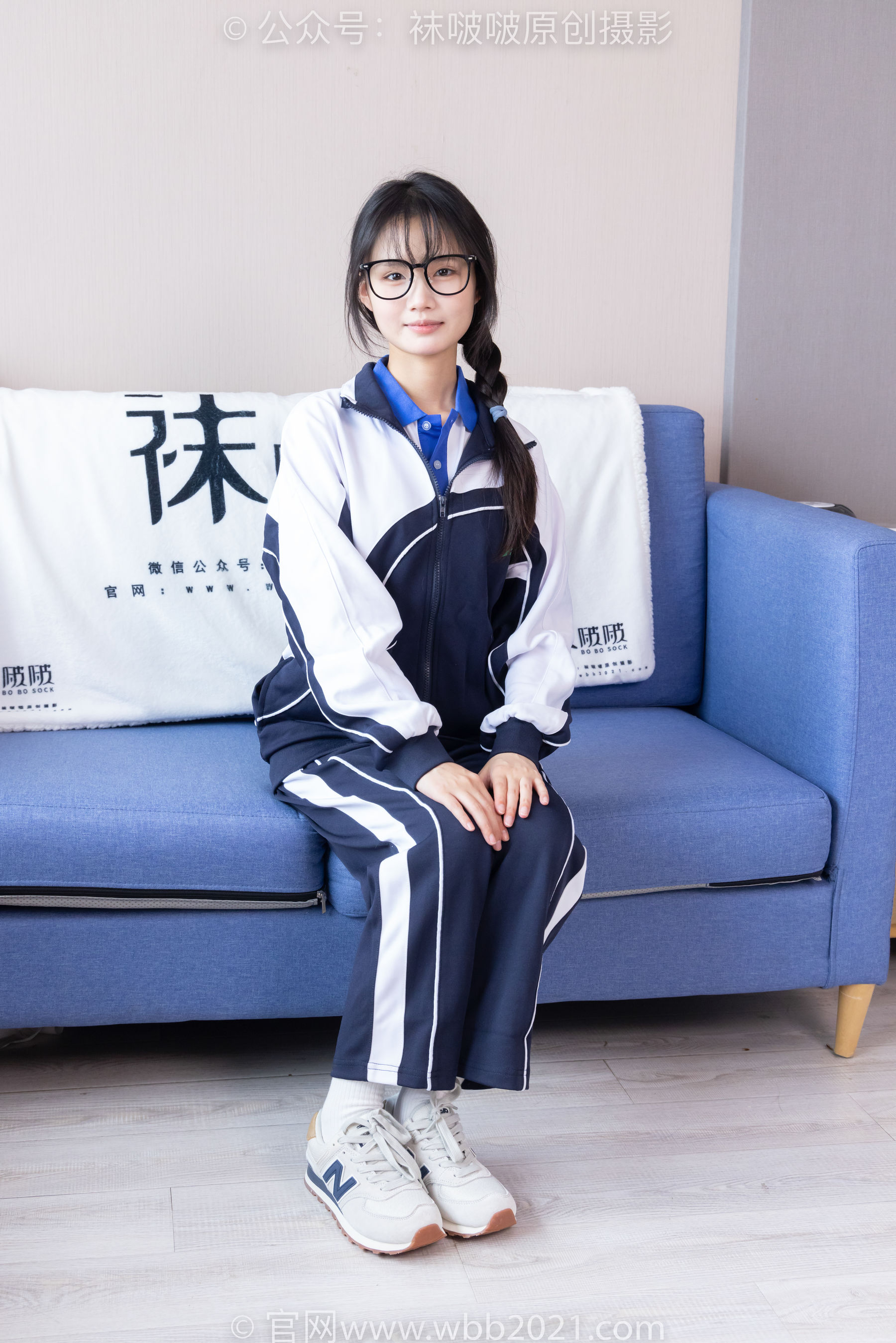 BoBoSocks袜啵啵 No.456 甜甜圈 -运动鞋、白棉袜、裸足、校服/(150P)
