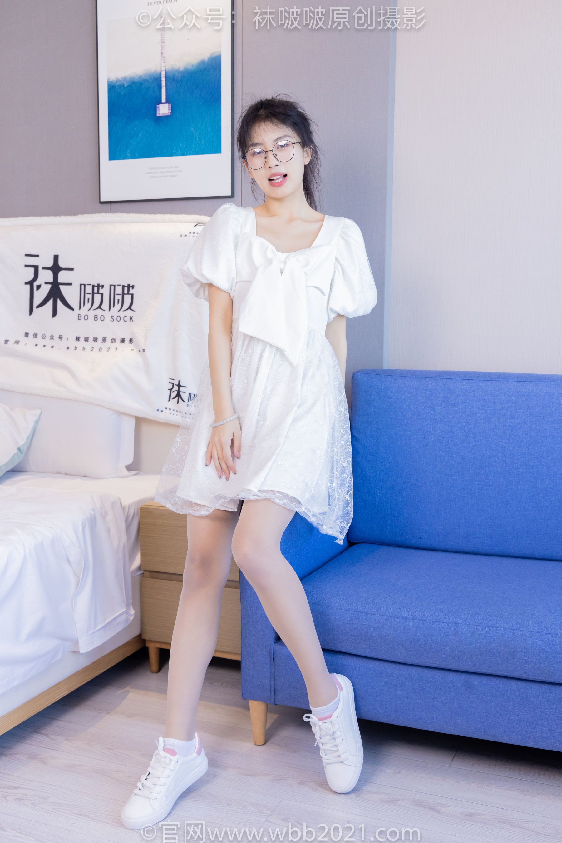 BoBoSocks袜啵啵 No.452 奶油 -平底鞋、帆布鞋、白棉袜、厚白丝、肉丝/(228P)