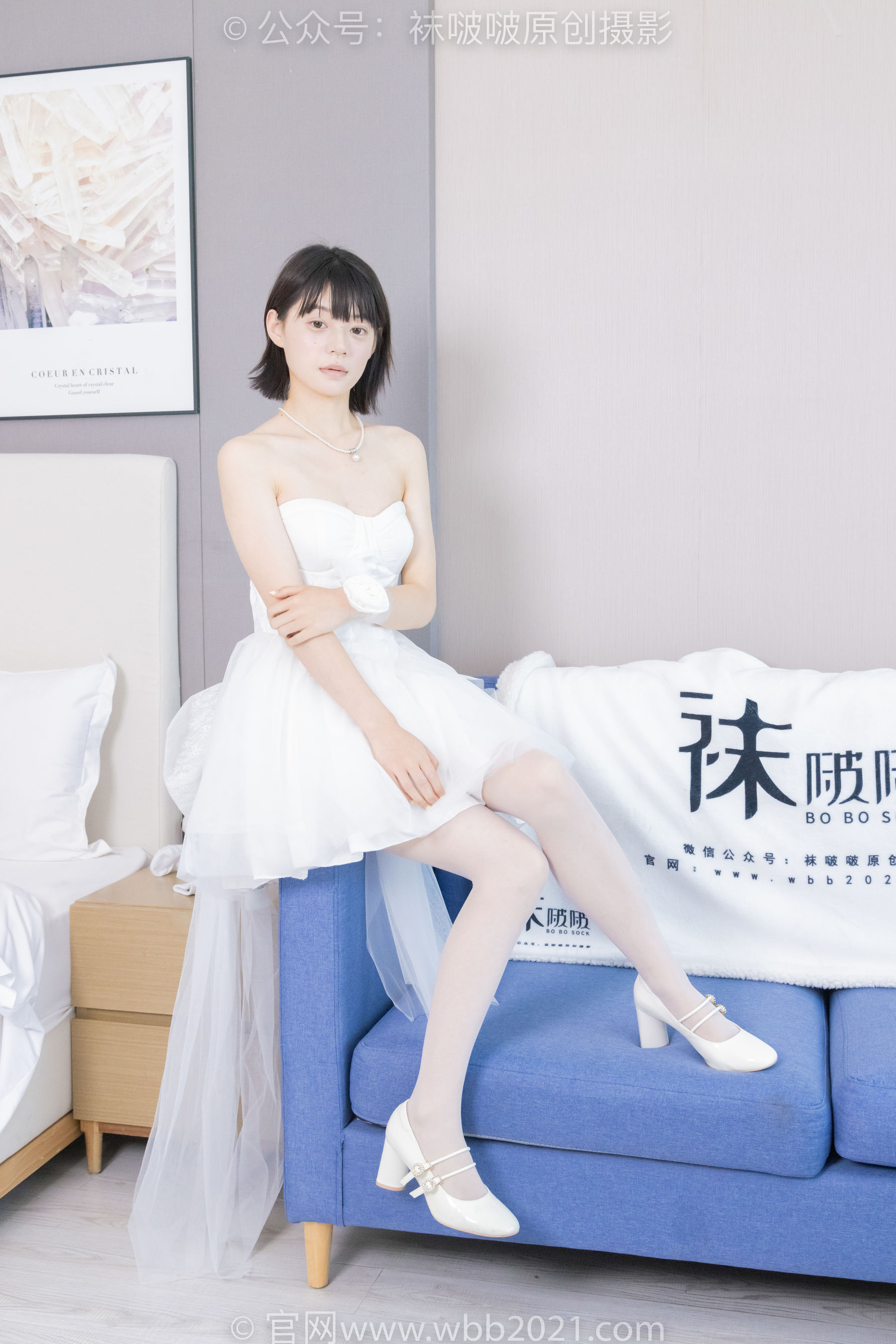 BoBoSocks袜啵啵 No.443 糯米 -高跟鞋、白丝、裸足/(139P)