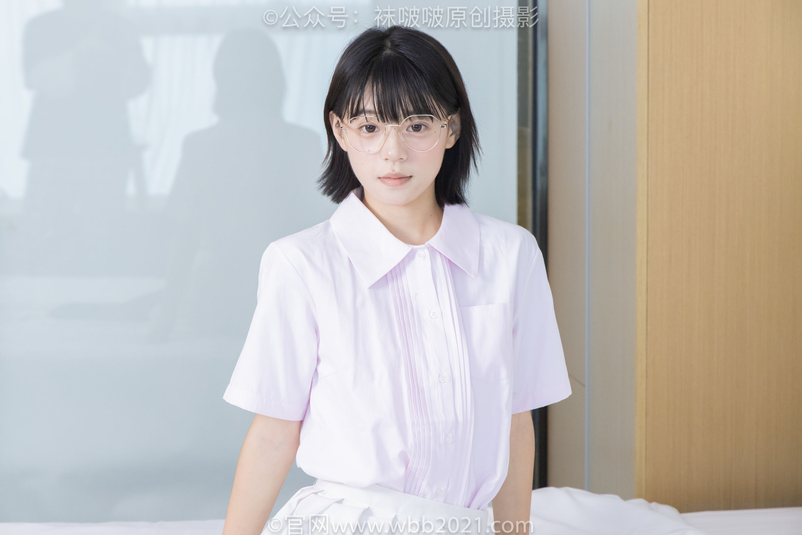 BoBoSocks袜啵啵 No.449 糯米 运动鞋、白棉袜、黑丝/(148P)